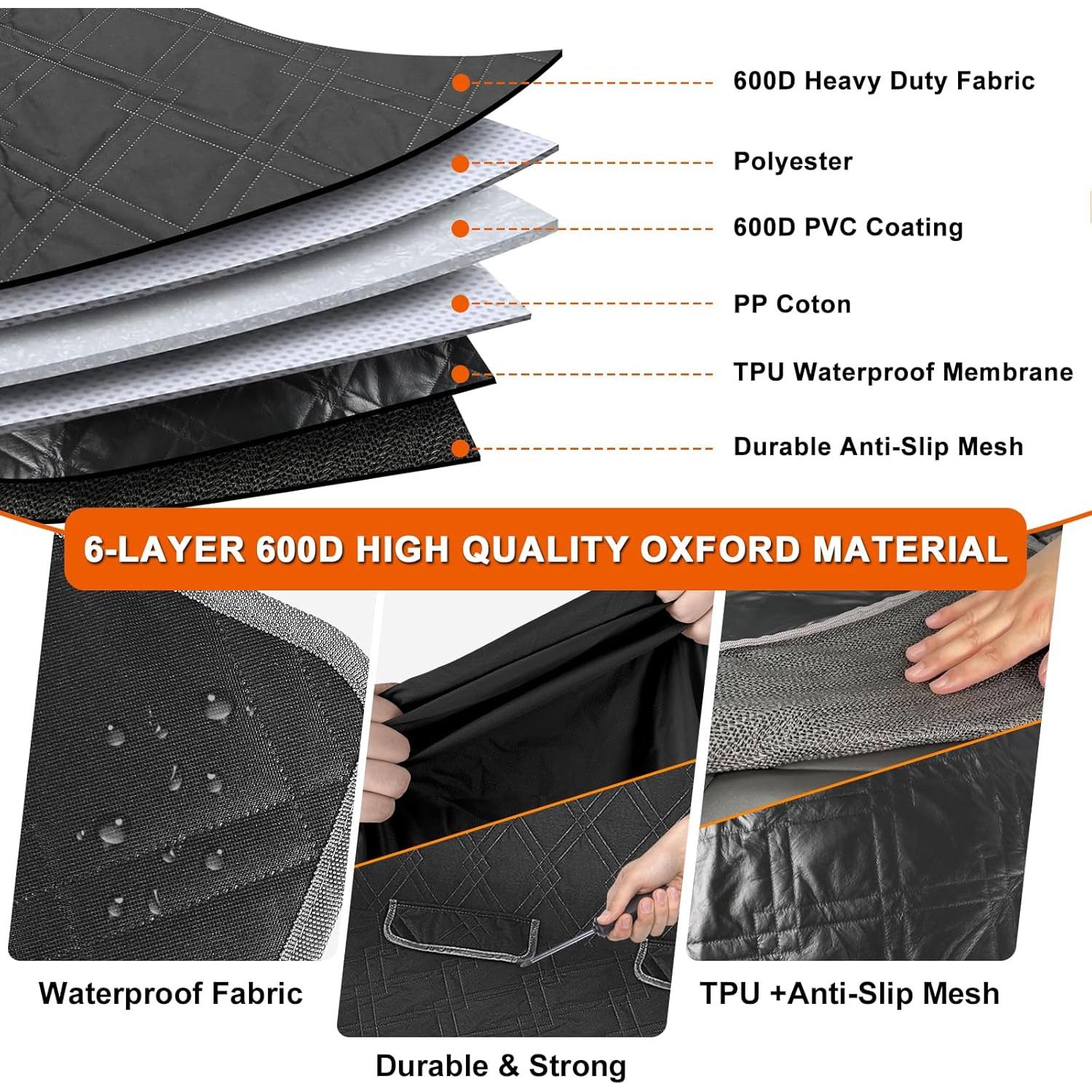 Funda de Asiento para Perro Kistrba Impermeable para Camiones