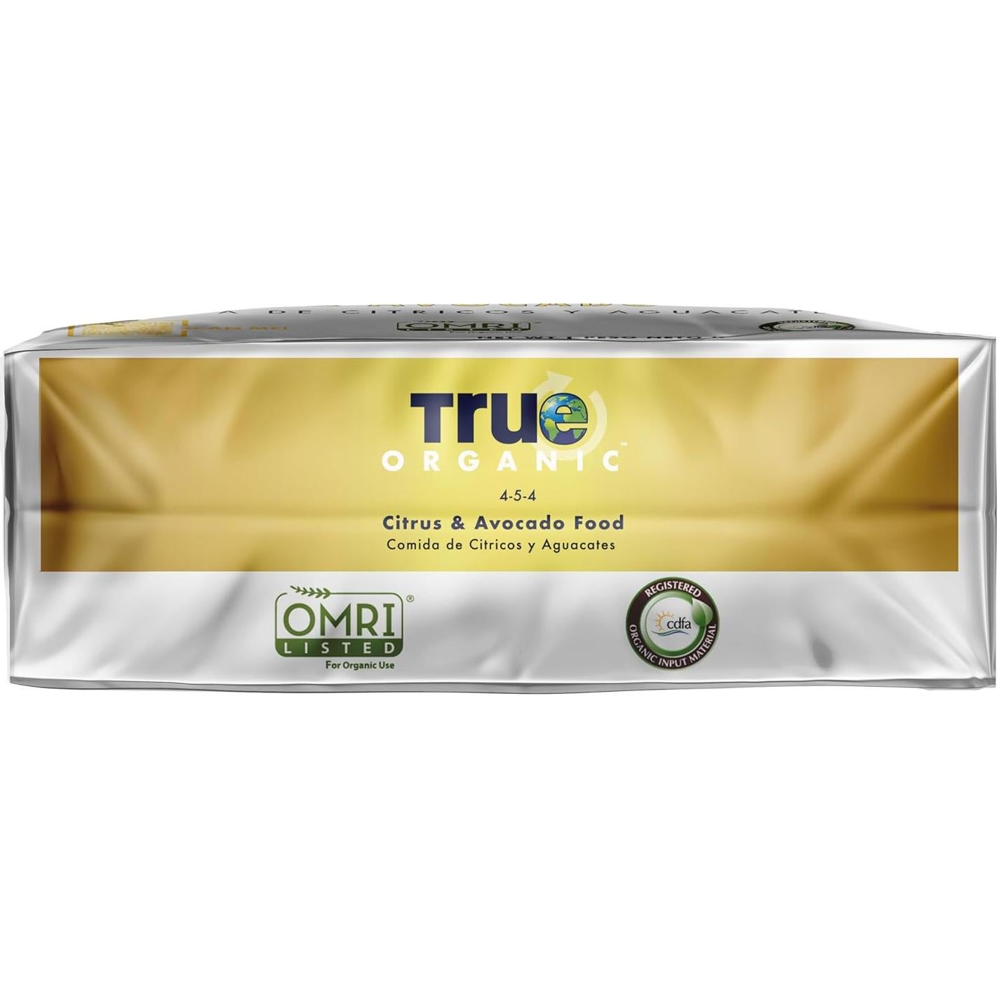 Fertilizante Orgánico para Cítricos y Aguacates True Organic 1.81kg