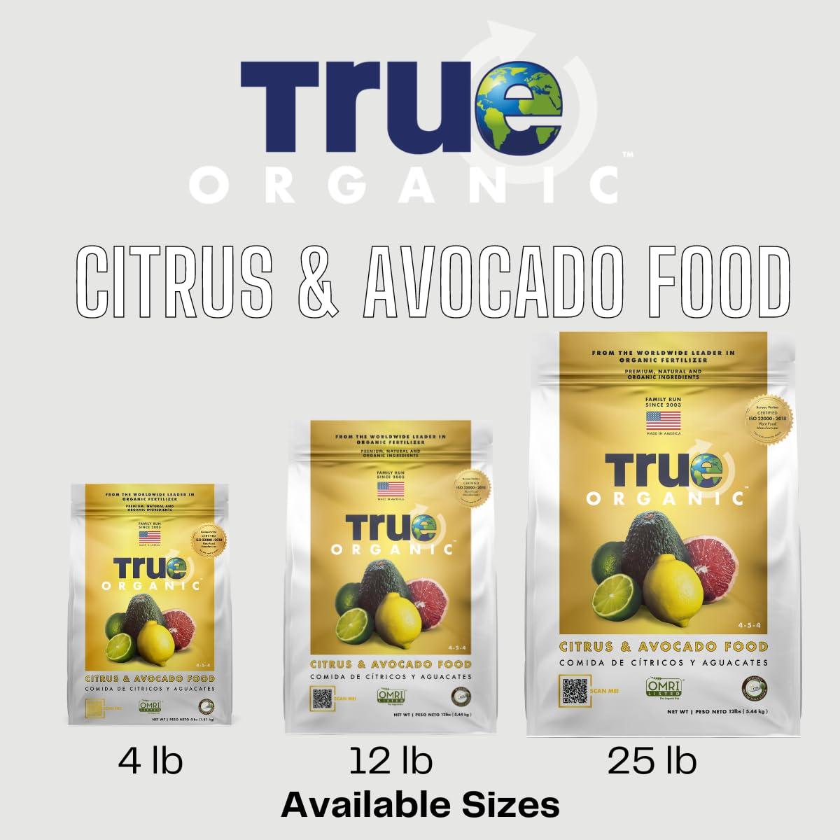 Fertilizante Orgánico para Cítricos y Aguacates True Organic 1.81kg