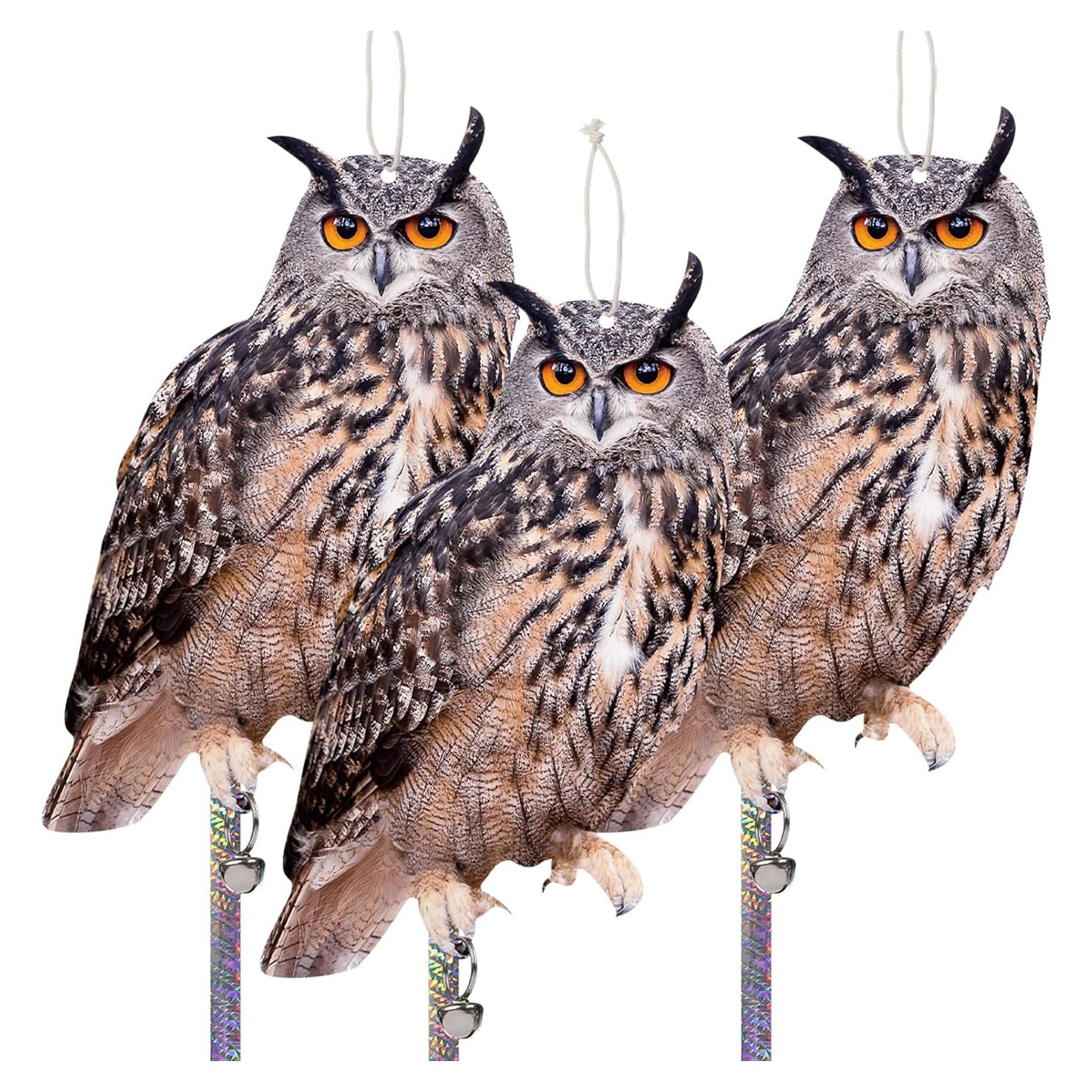 Paquete de 3 Dispositivos Reflectantes de Búho Kungfu Mall
