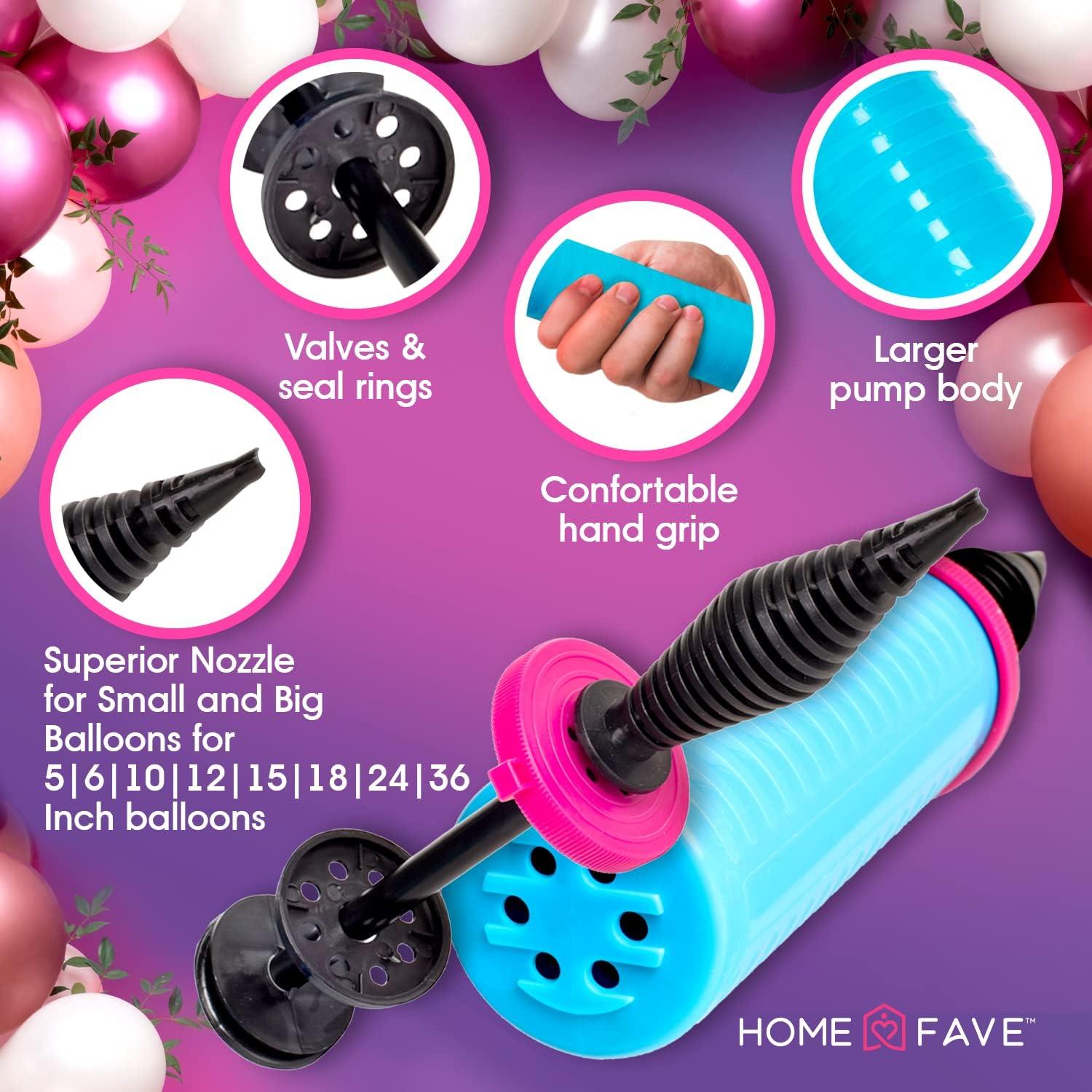 Kit de Arco de Globos HOMEFAVE con 2 Bombas y Cinta 8 Piezas