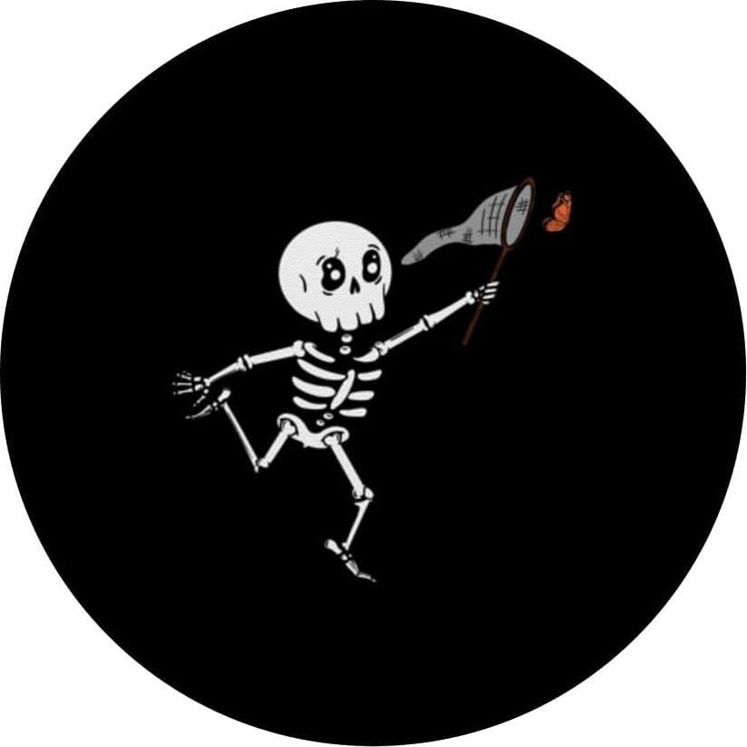 PopGrip Estándar PopSockets Esqueleto y Mariposa Halloween