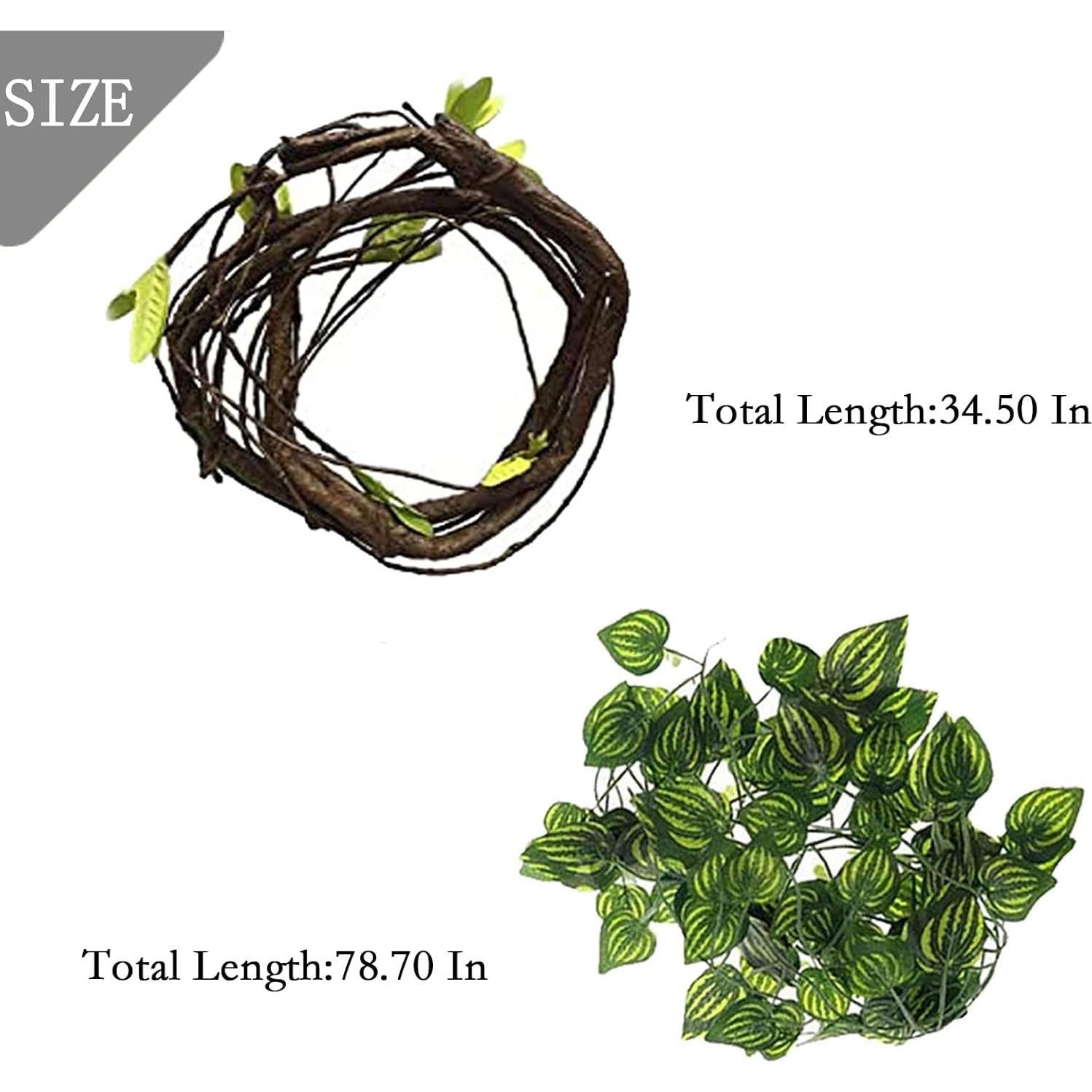 Hamacas para Reptiles PINVNBY - 3 Tipos + Vid Decorativa