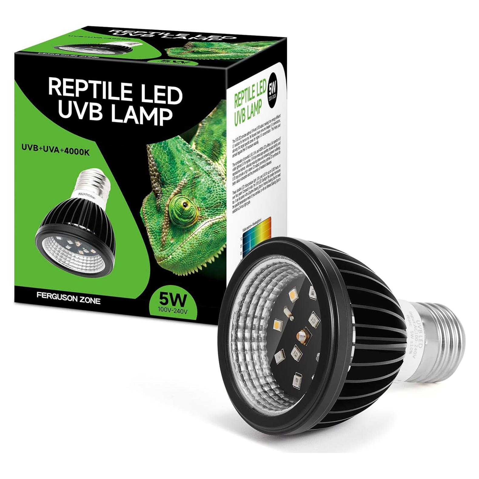 Lámpara UVB 5W REPTITRIP para Reptiles - Luz LED 5.0