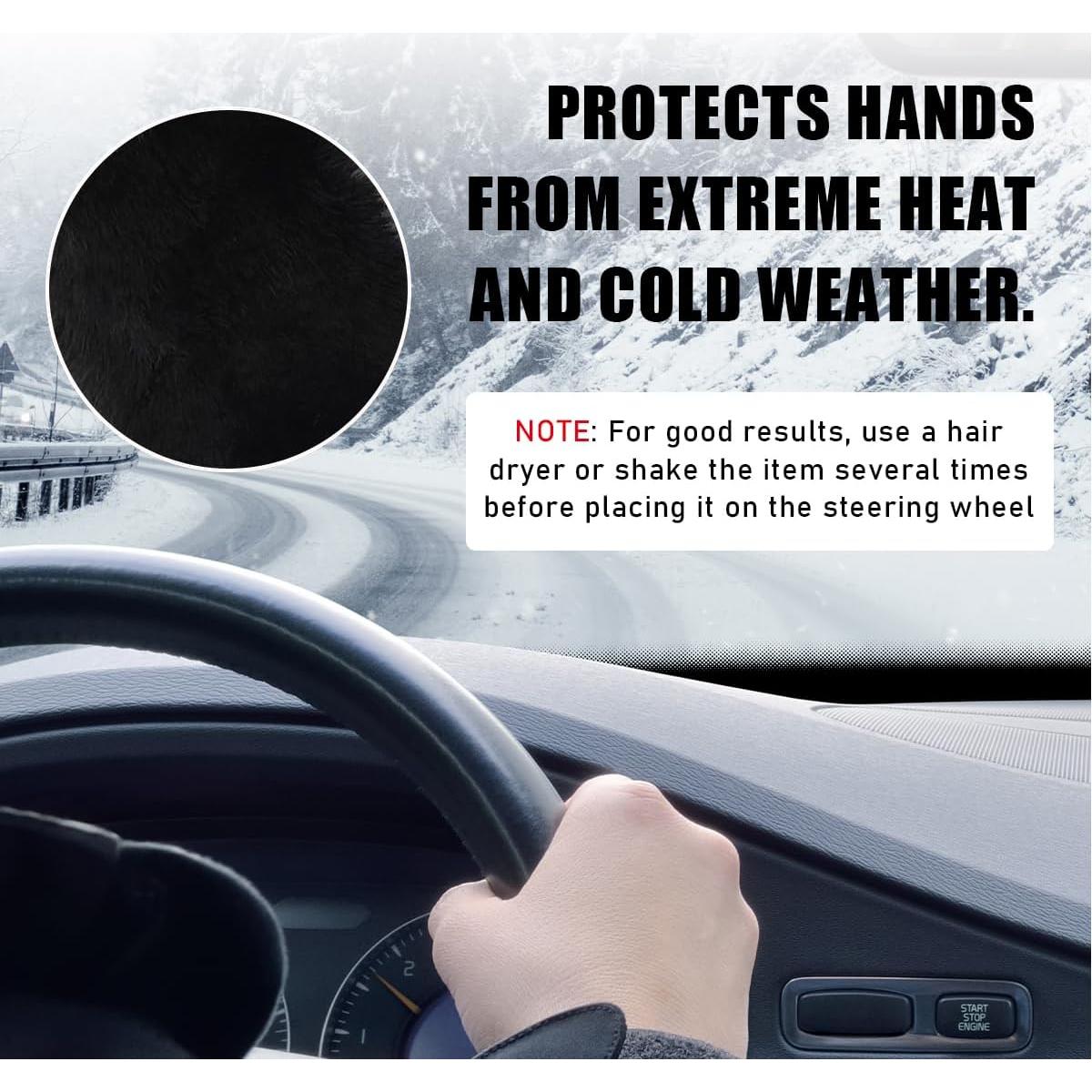 Juego de Fundas de Volante Esponjosas Yourkar - 5 Piezas Negro