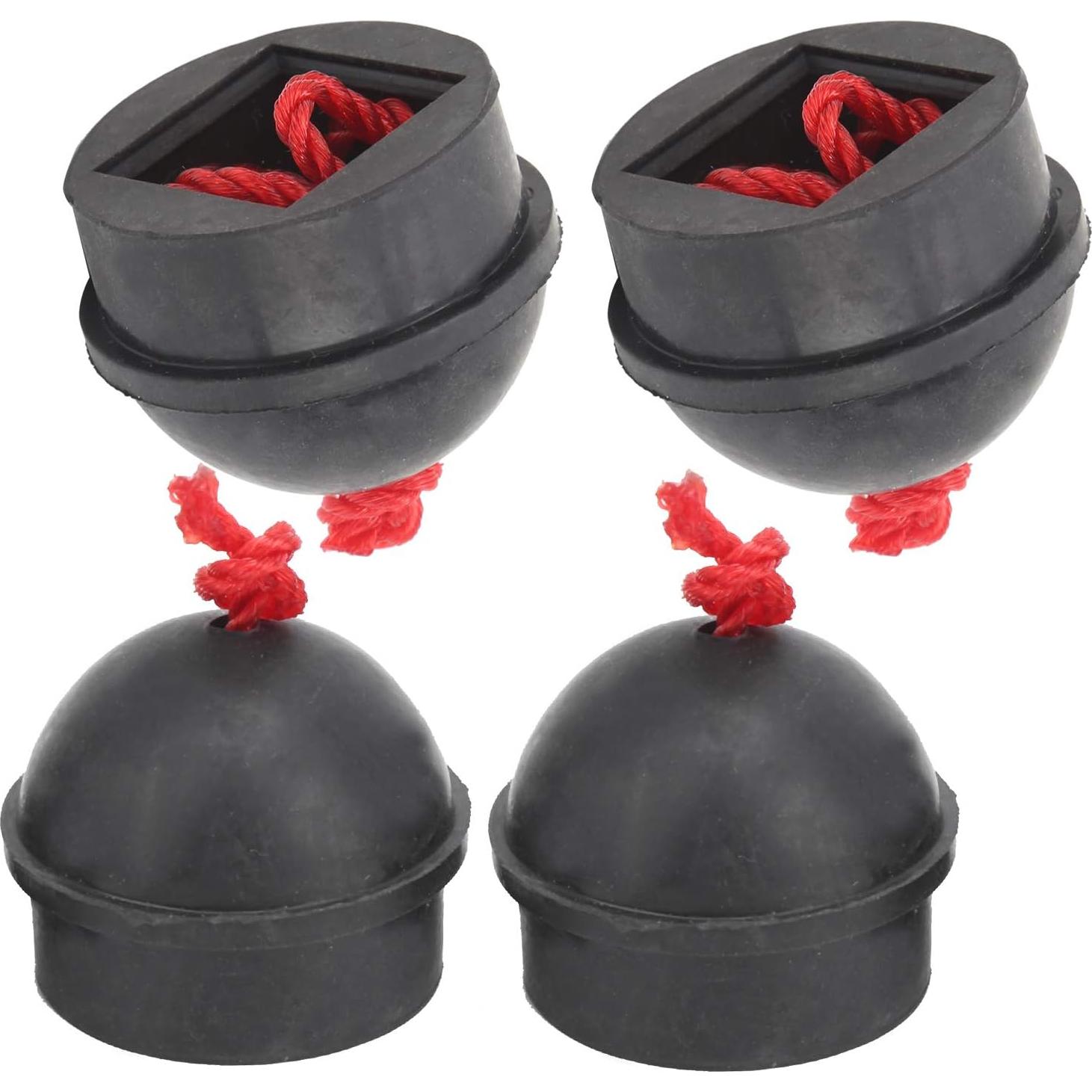 Soporte de Tiza para Taco VGEBY de Goma con Cordón - Negro