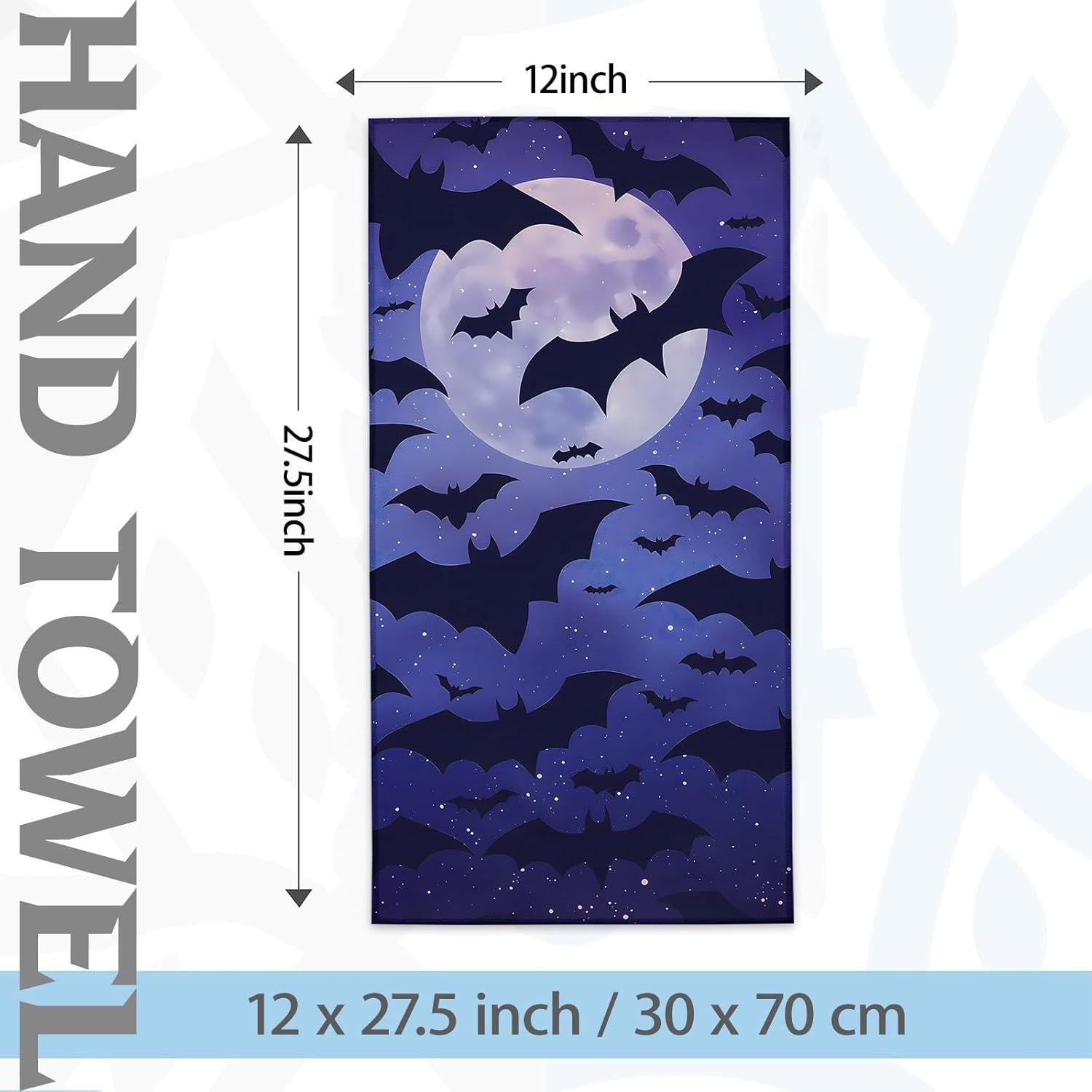 Juego de Toallas de Mano Turamurra 2 Piezas 35x71 cm Halloween