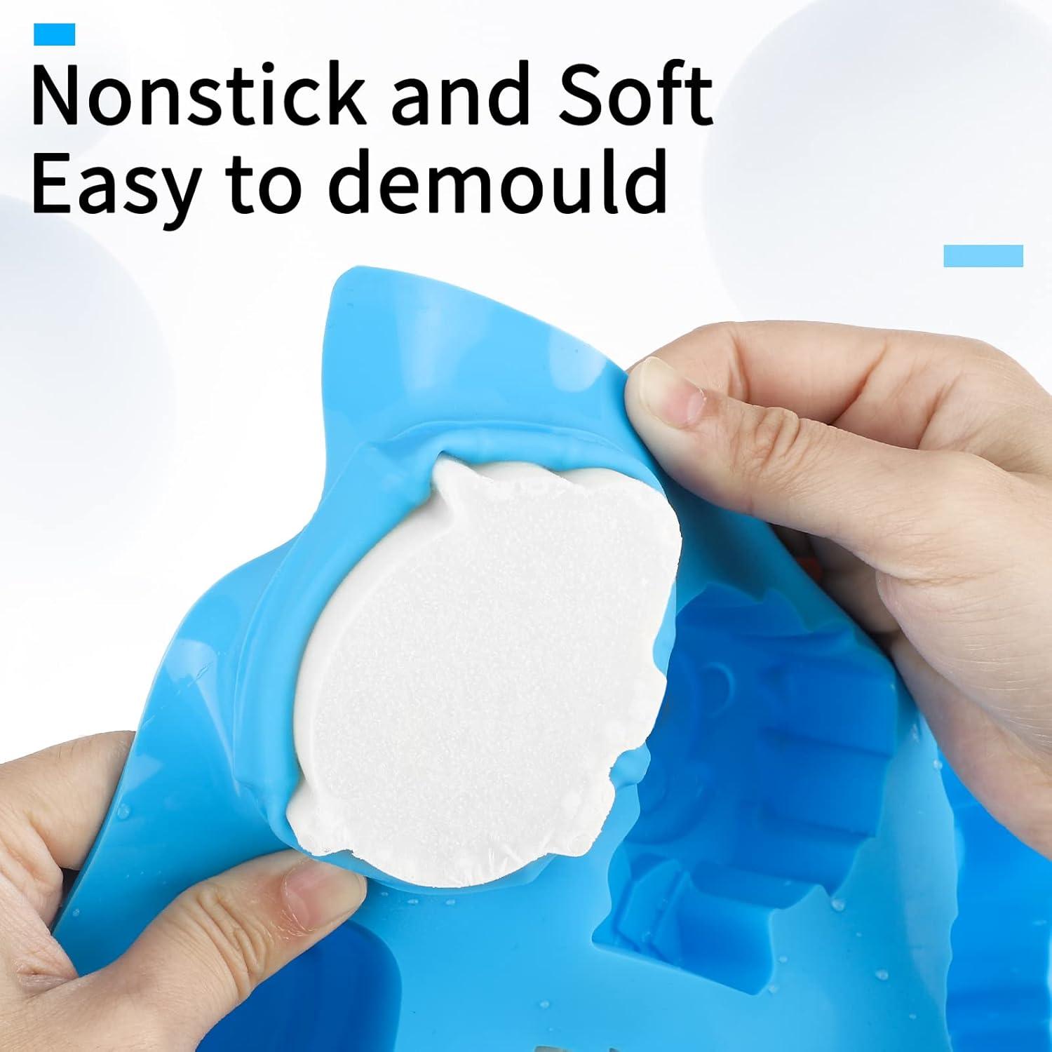 Moldes de Jabón Beasea 2 Piezas Silicona Animal 3D