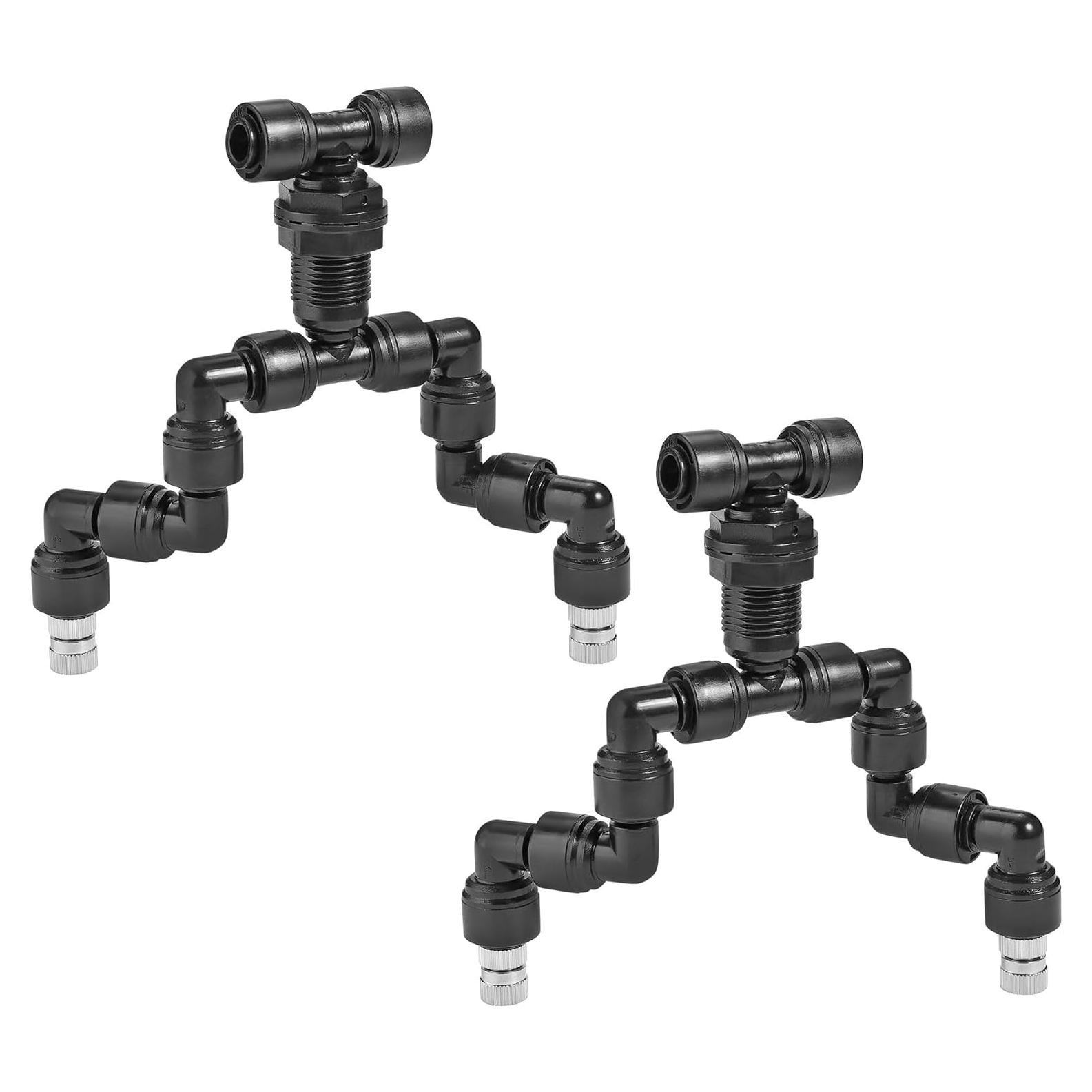 Boquillas de Nebulización Doble CozyCabin 2Pcs 360° para Reptiles