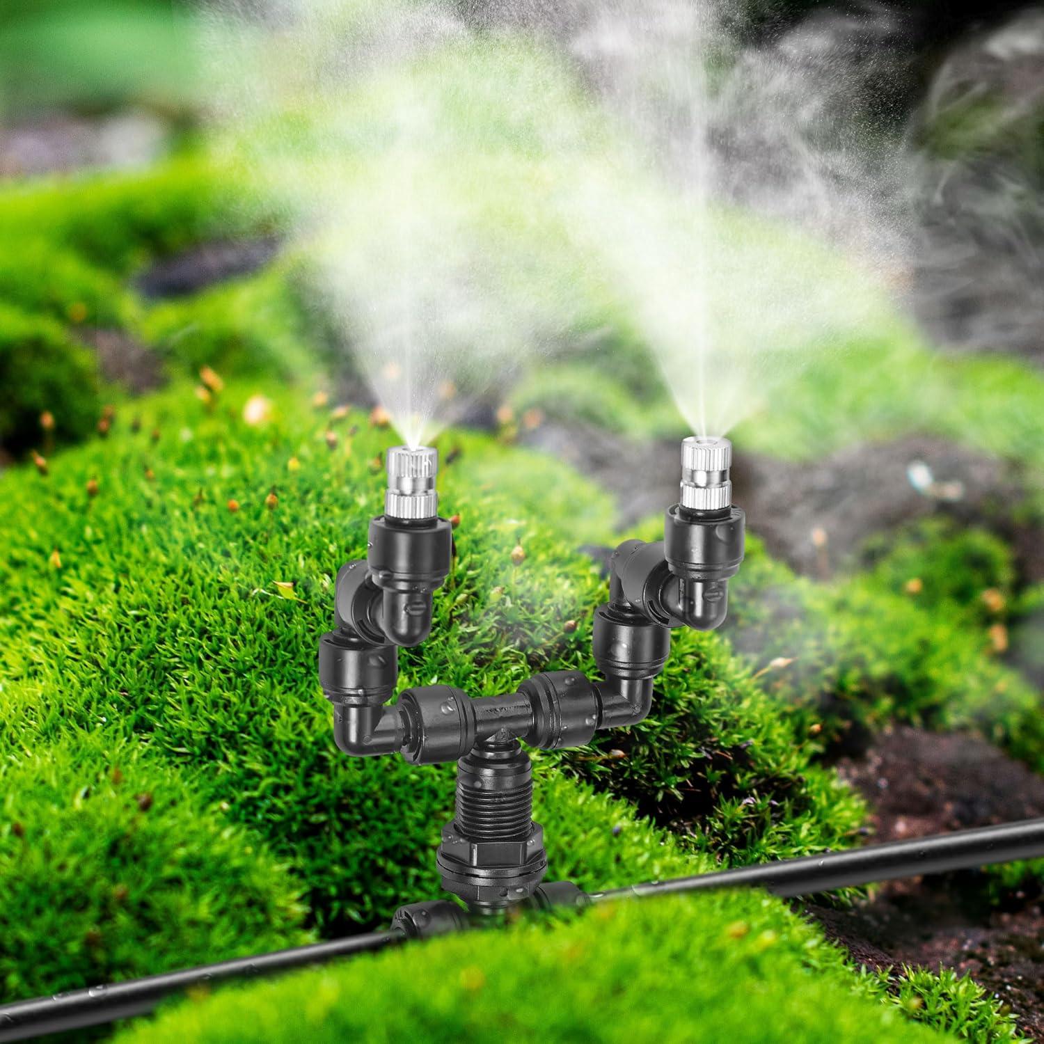 Boquillas de Nebulización Doble CozyCabin 2Pcs 360° para Reptiles