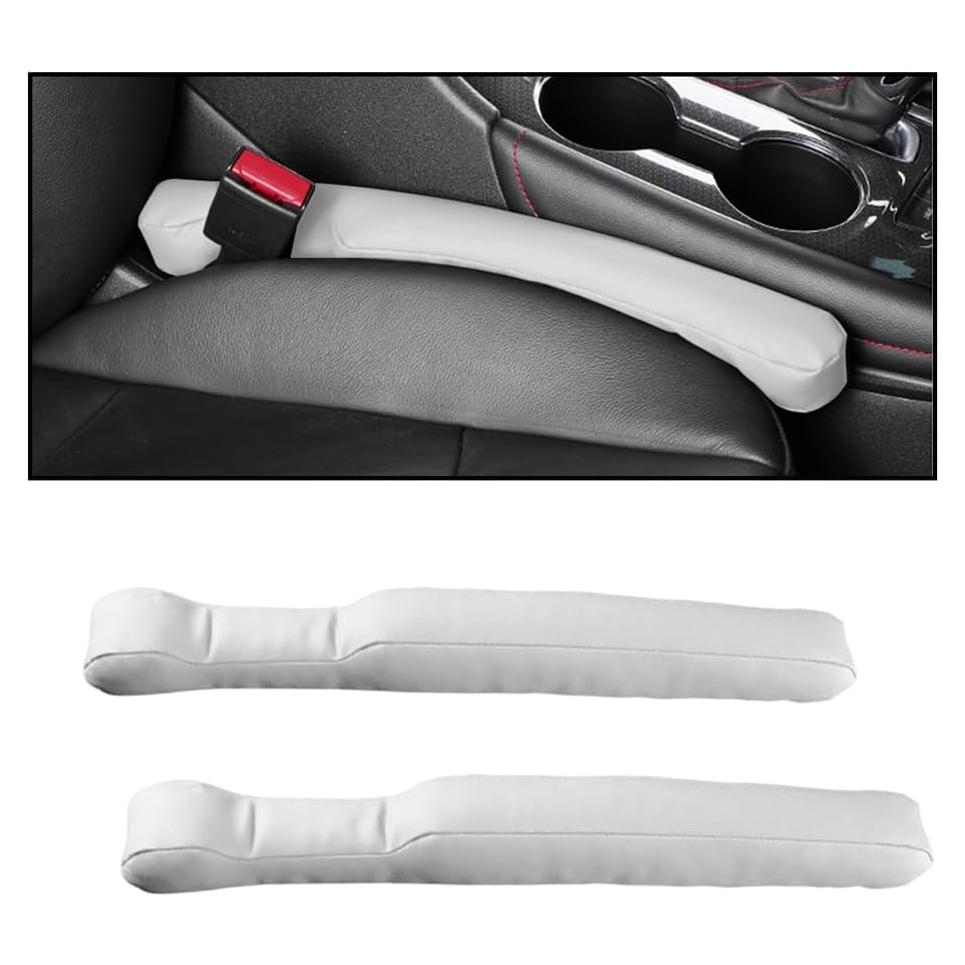 Relleno de Gaps de Asiento de Coche LKAHG 2 Pcs Beige