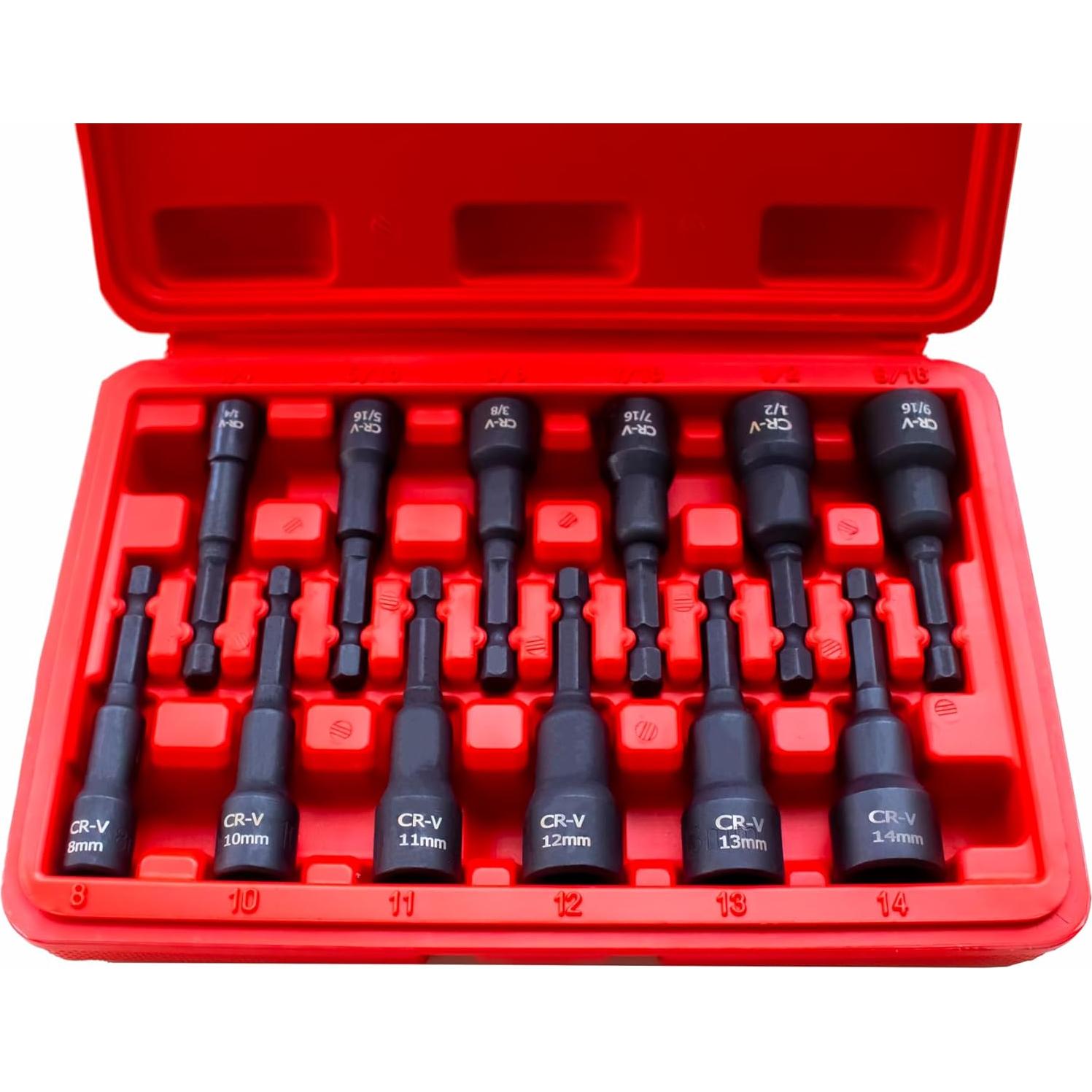 Juego de 12 Piezas Destornillador Magnético PANOVOS SAE Métrico