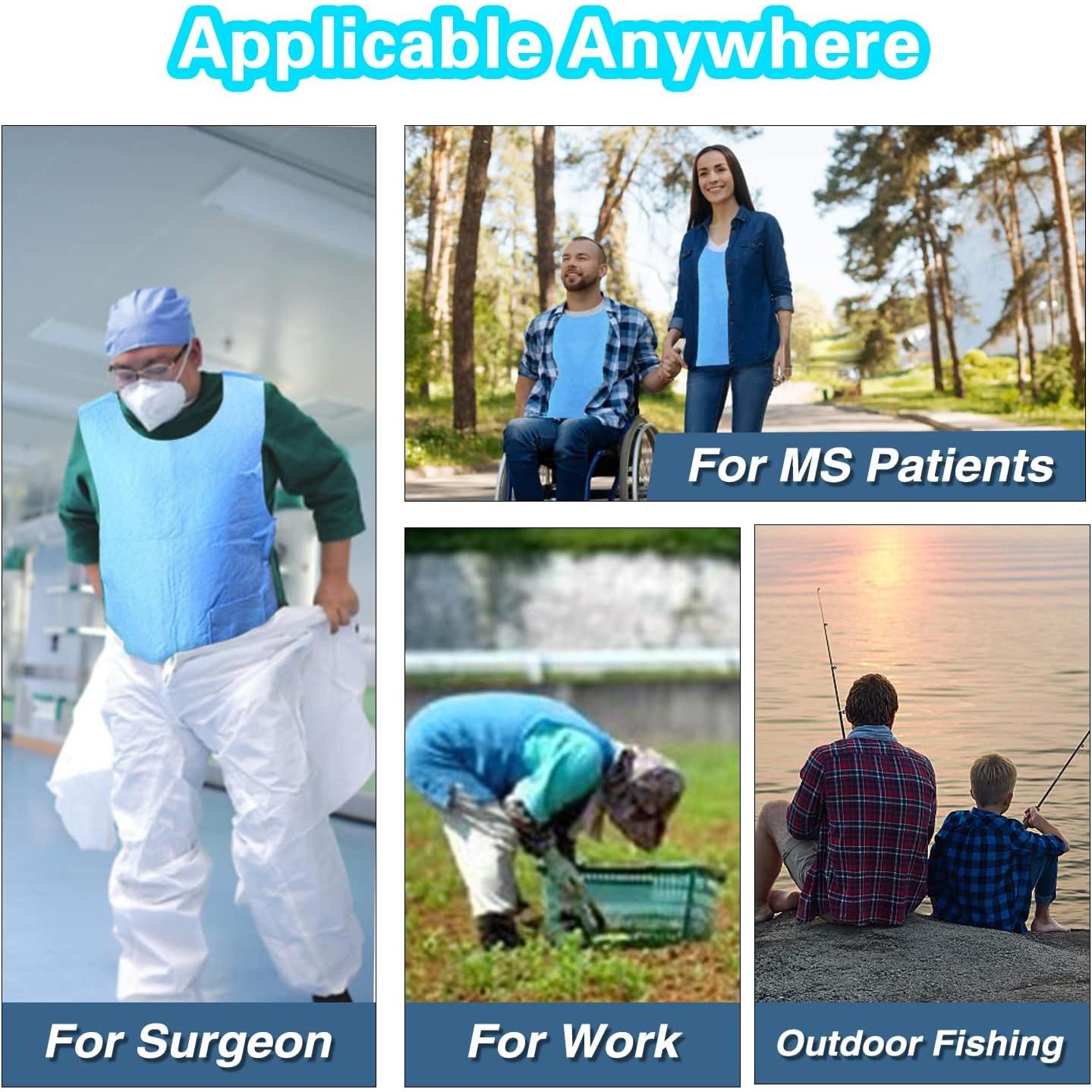 Chaleco Refrigerante Evaporativo PVA Unisex para Verano