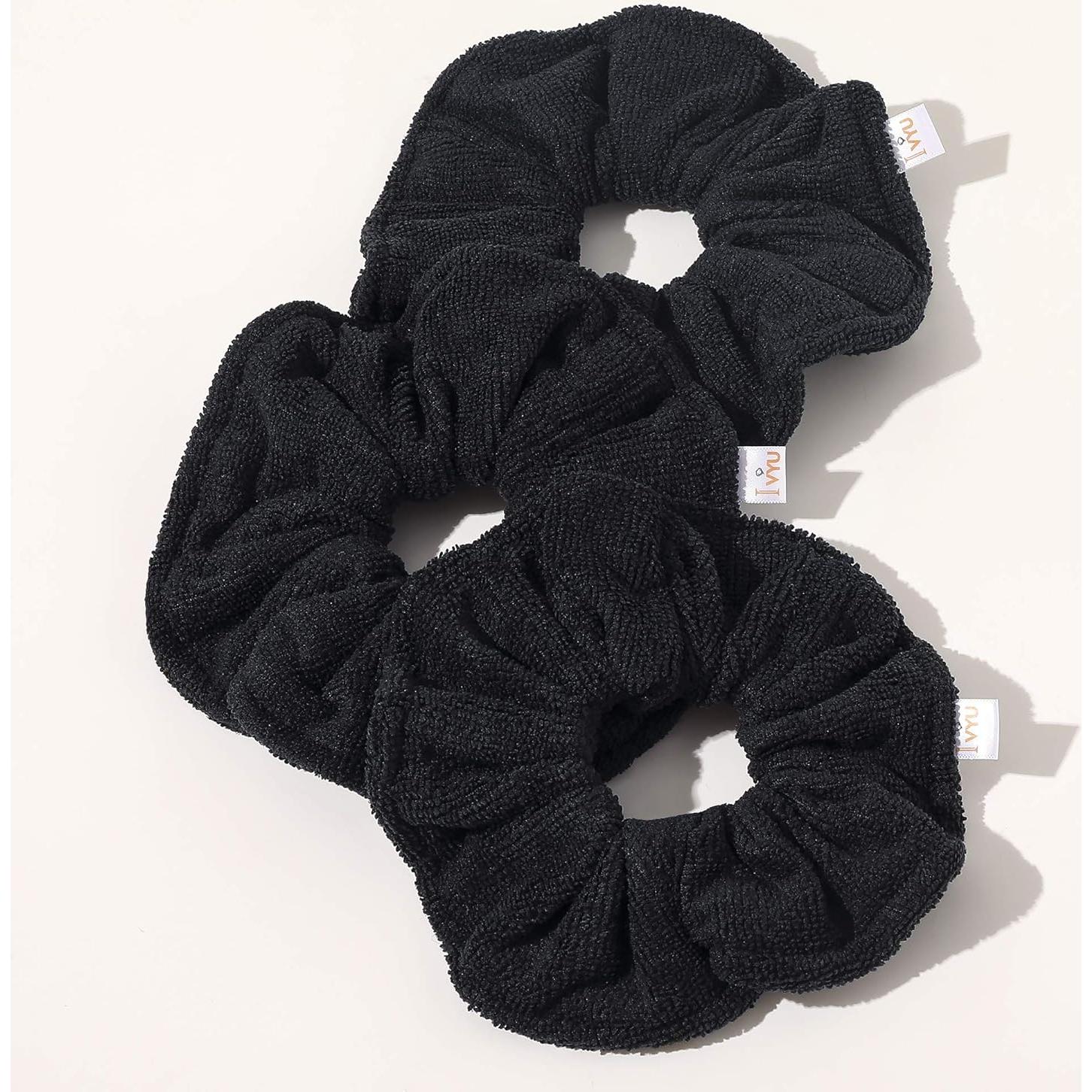 Toalla de Secado de Cabello Microfibra Ivyu 4 Piezas Antifrizz