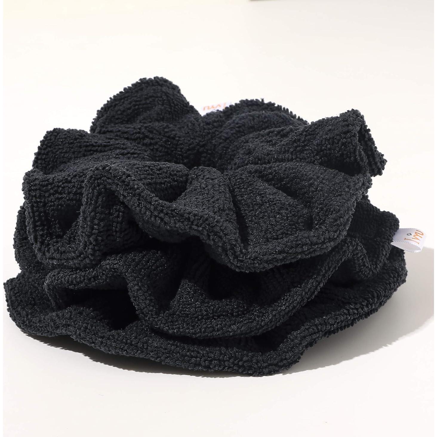 Toalla de Secado de Cabello Microfibra Ivyu 4 Piezas Antifrizz