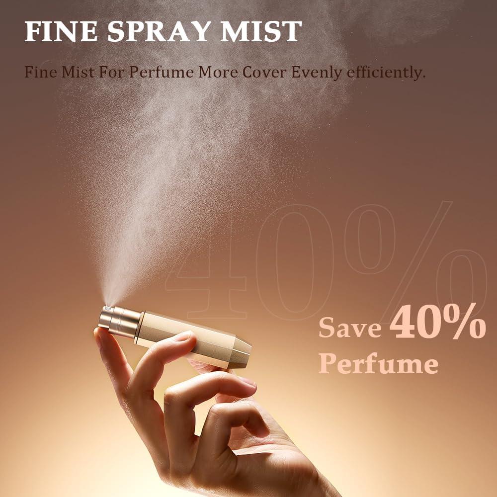 Atomizador de Perfume DIOHIO 5ml Recargable a Prueba de Fugas