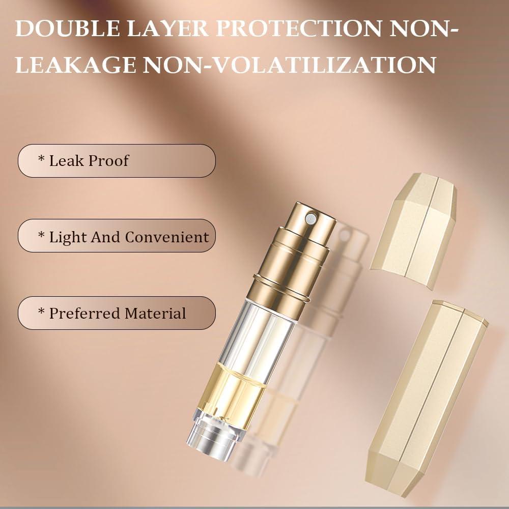 Atomizador de Perfume DIOHIO 5ml Recargable a Prueba de Fugas