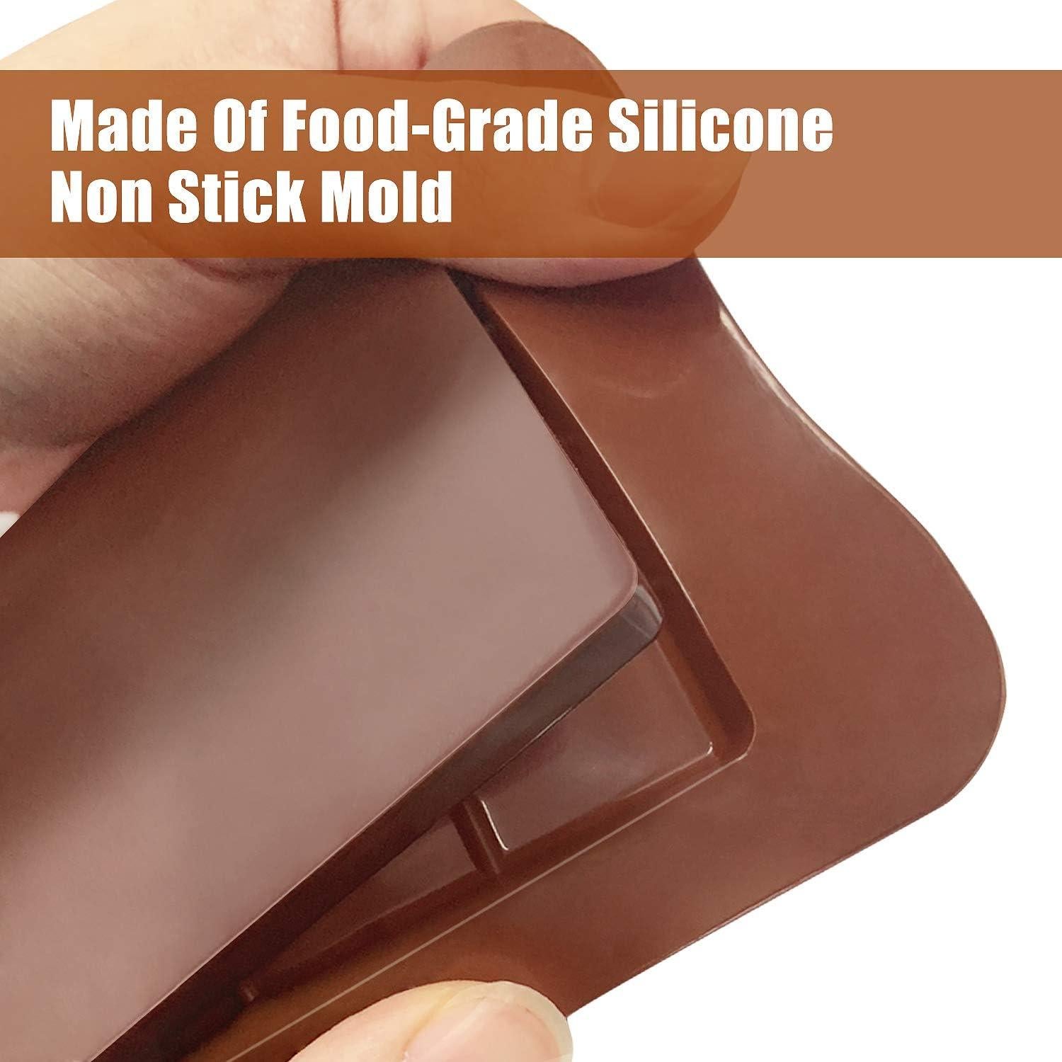 Moldes de Chocolate de Silicona Walfos - 2 Piezas Antiadherentes