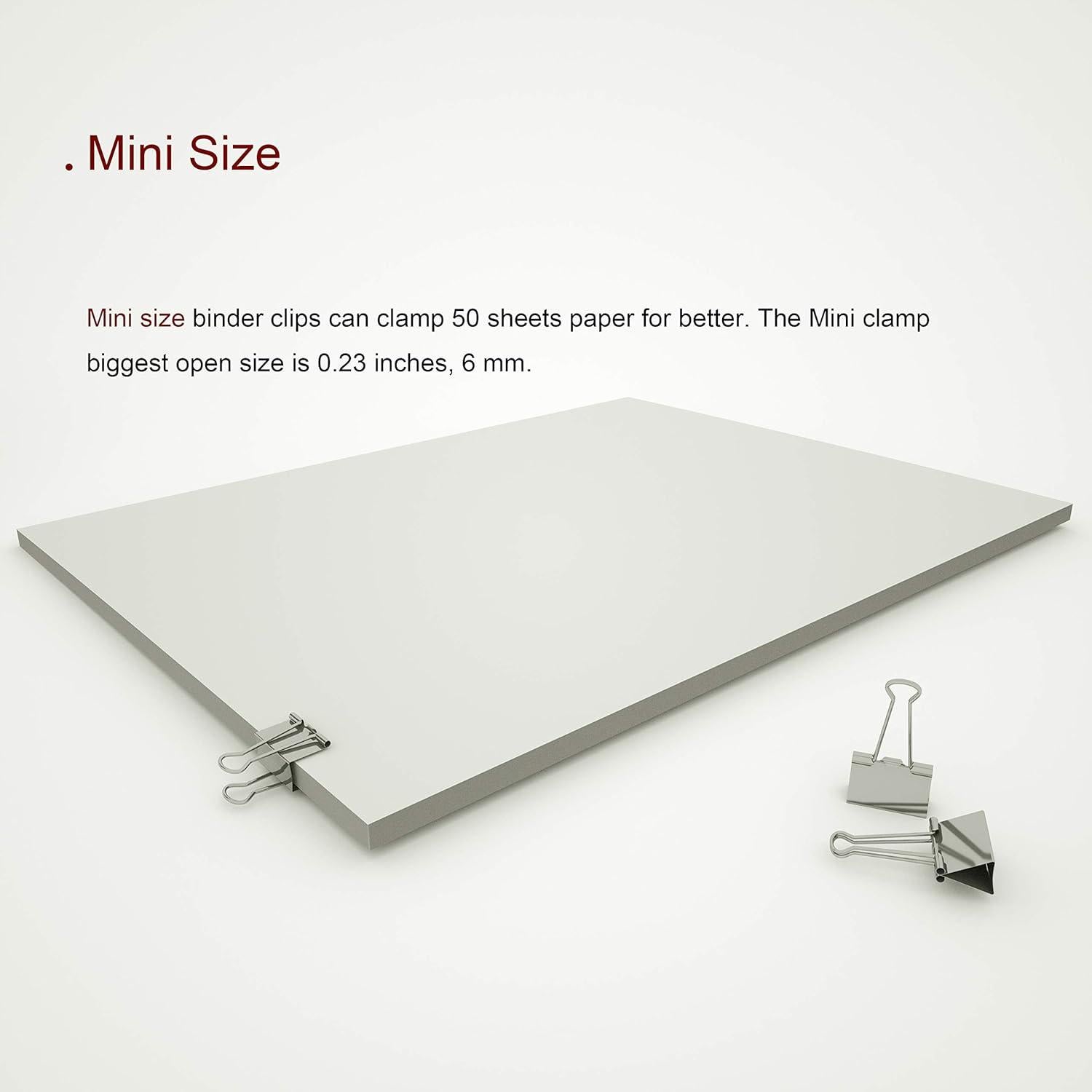 Clips de Encuadernación Metal Nctinystore 15 mm 40 Pcs