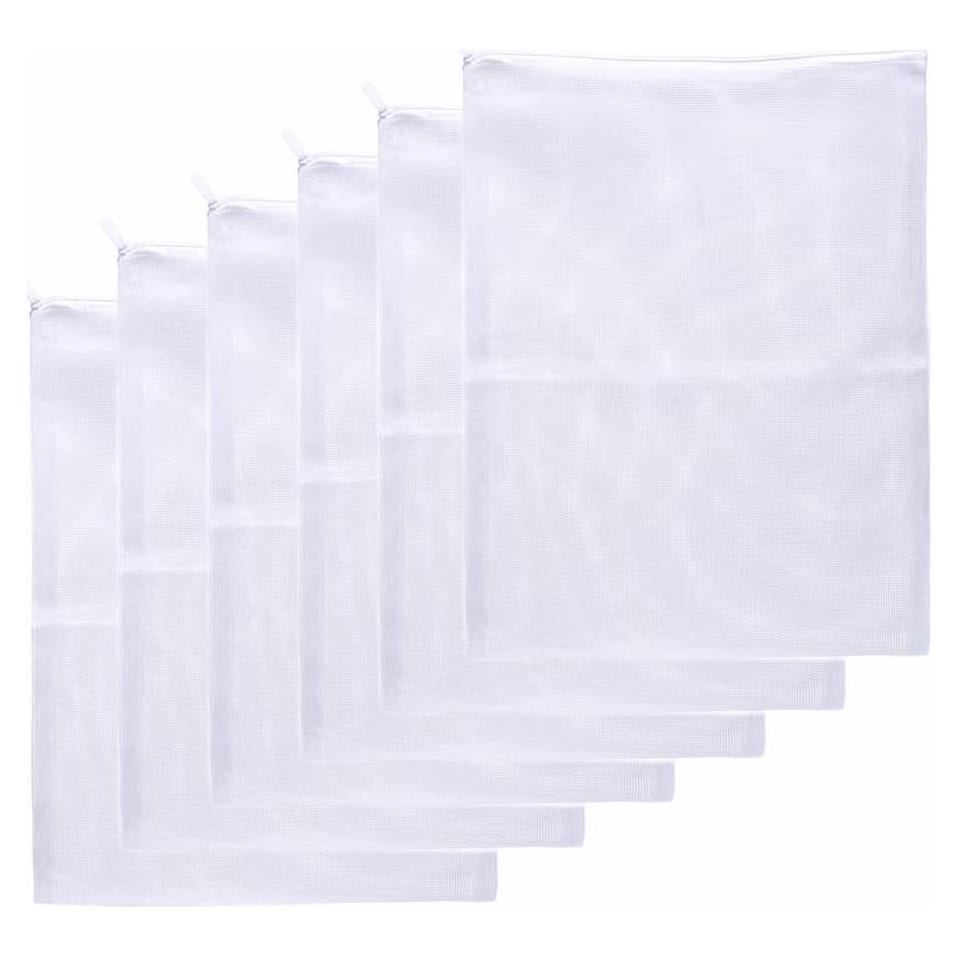 Bolsas de Filtro Reutilizables JIHAQUA para Acuario 19x30 cm - 6 Pzas