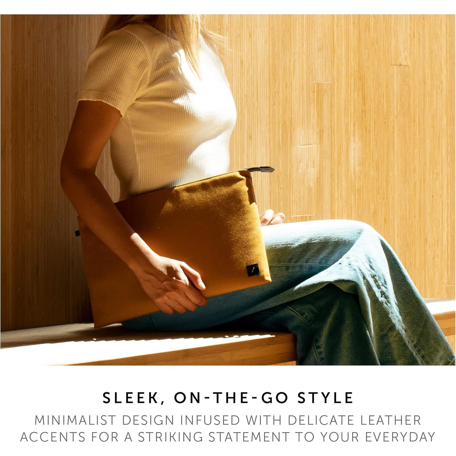 Funda Slim Minimalista Native Union 13" Negra - Materiales Reciclados