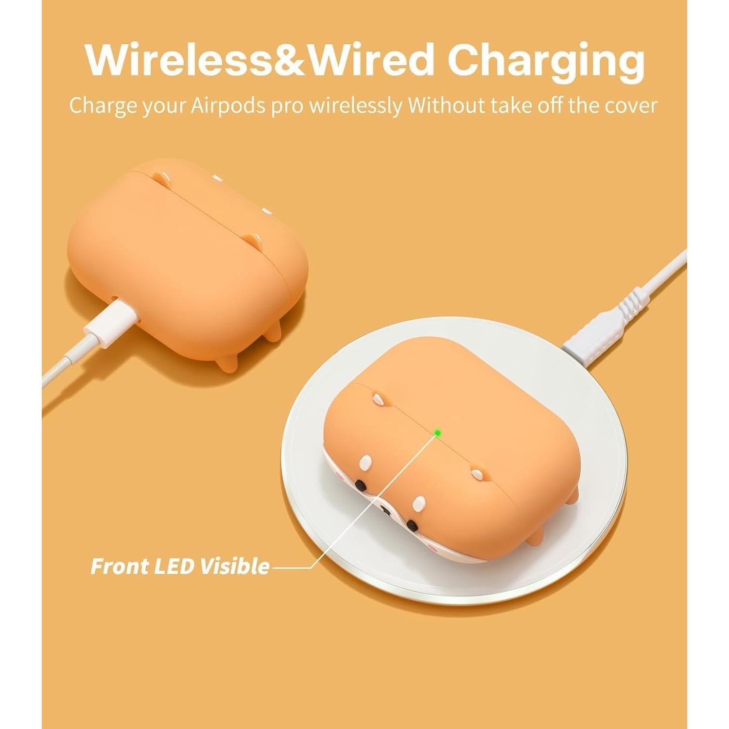 Funda Silicona Shiba Inu para AirPods Pro 1/2 - Fewgey