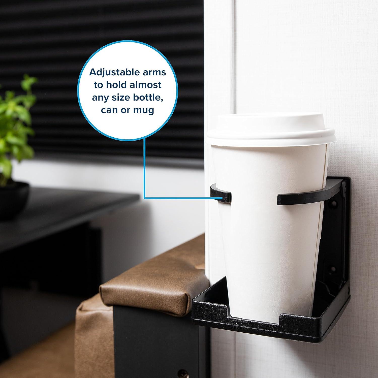 Soporte para Bebidas Ajustable Camco 44044 - Negro - Para RV y Autos