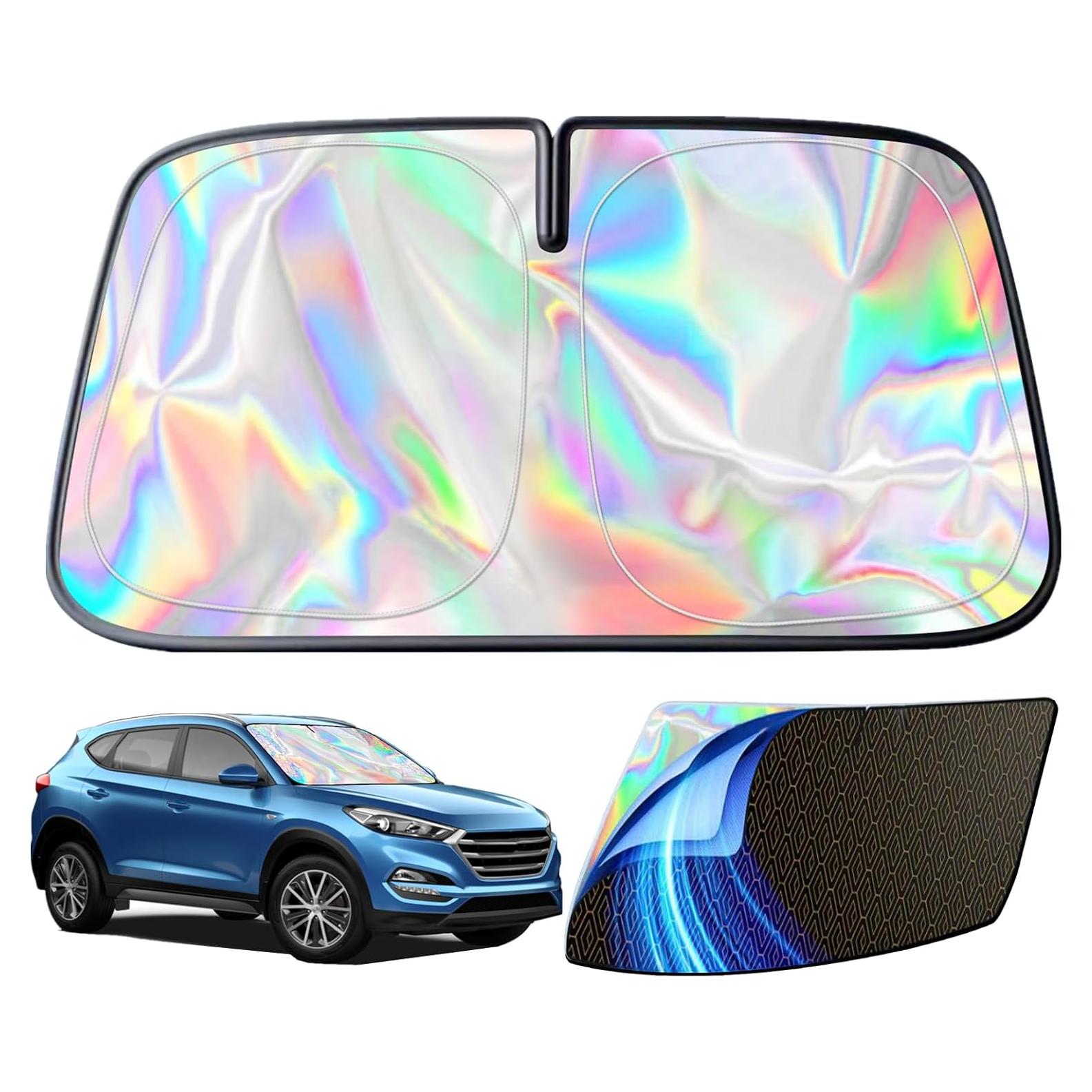 Protector Solar para Parabrisas GWUSKDT Iridiscente M 139.7x69.85cm