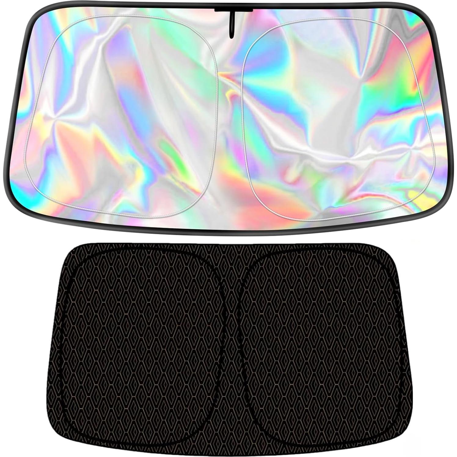 Protector Solar para Parabrisas GWUSKDT Iridiscente M 139.7x69.85cm