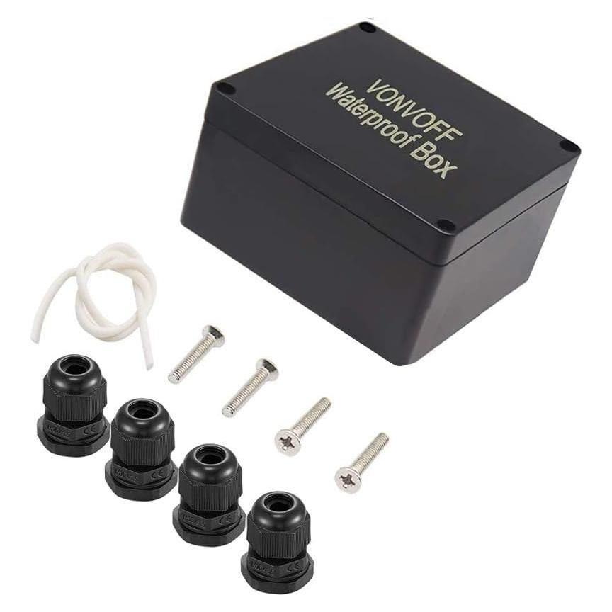 Caja Eléctrica a Prueba de Agua VONVOFF 63x58x35mm IP67