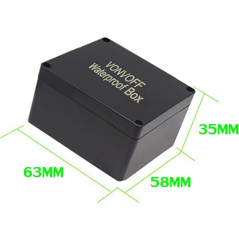 Caja Eléctrica a Prueba de Agua VONVOFF 63x58x35mm IP67