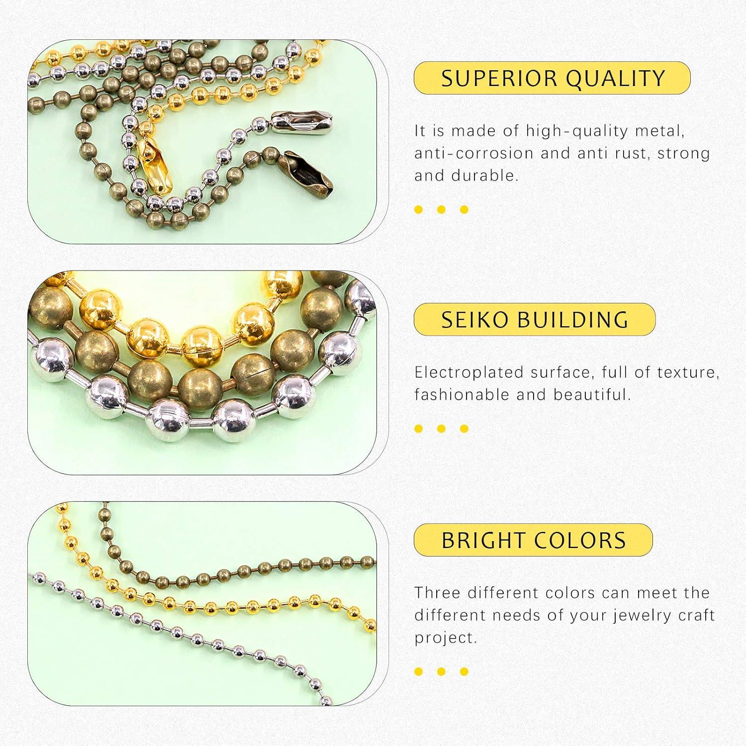 Swpeet Extensión de Cadena de Tirar para Ventilador 3Pcs 3 Colores