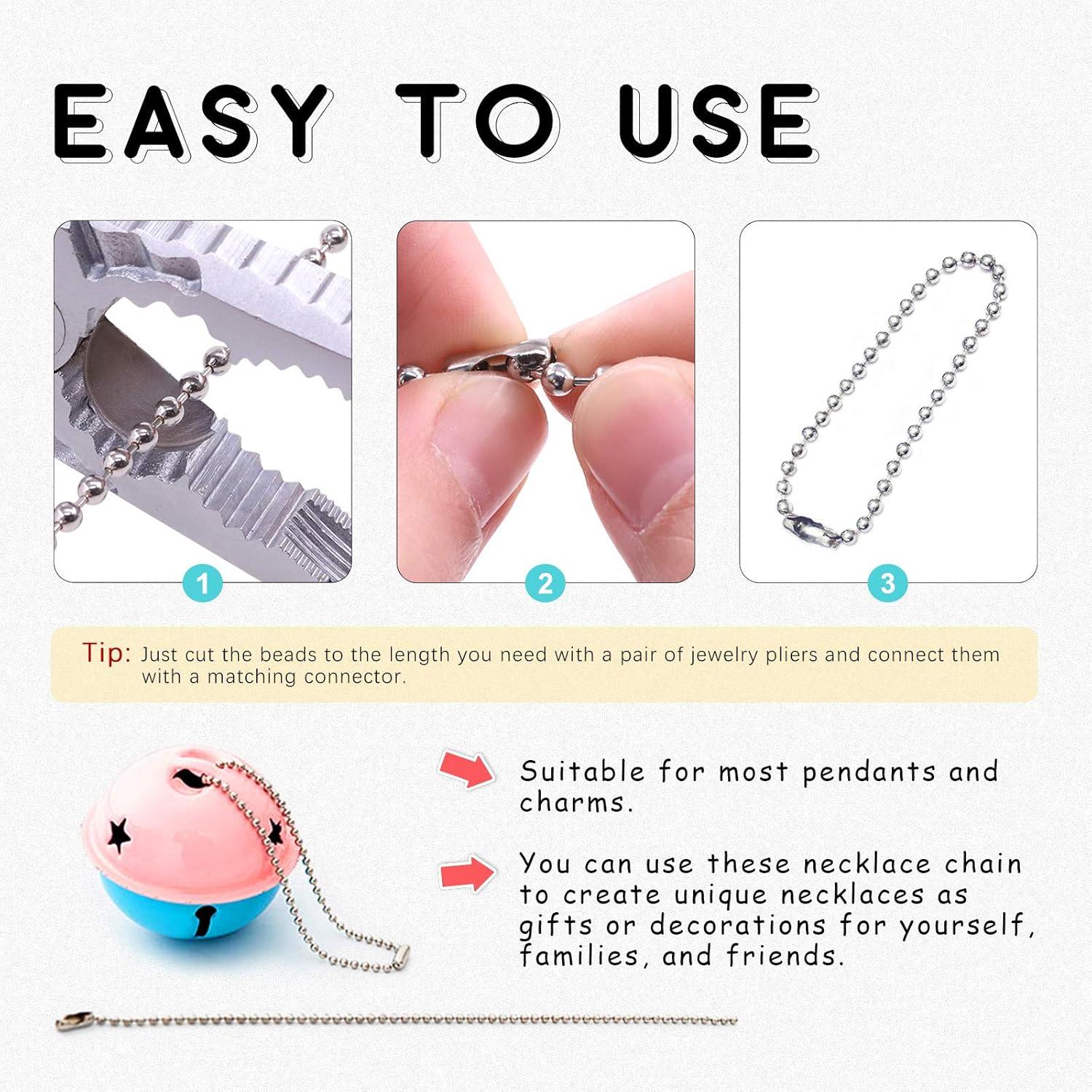 Swpeet Extensión de Cadena de Tirar para Ventilador 3Pcs 3 Colores