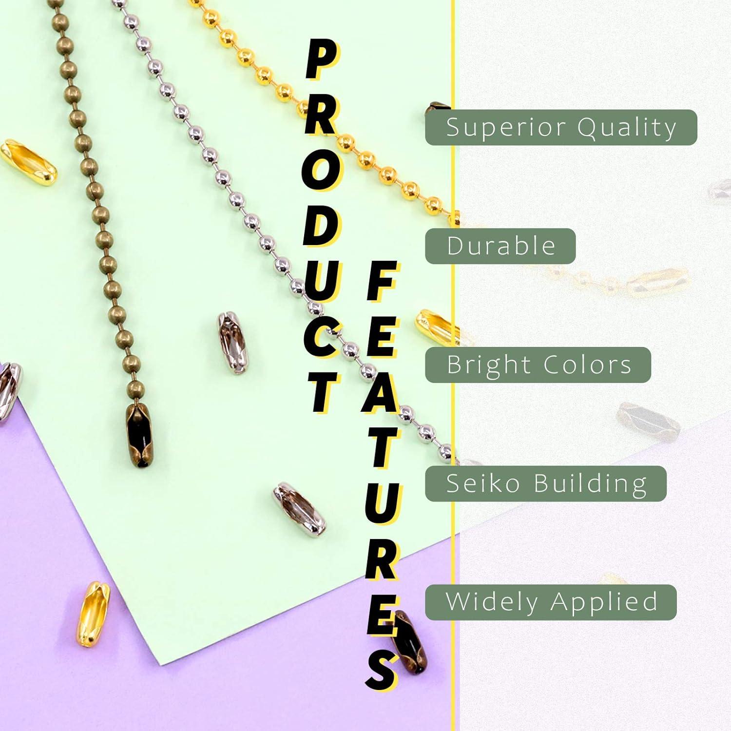 Swpeet Extensión de Cadena de Tirar para Ventilador 3Pcs 3 Colores