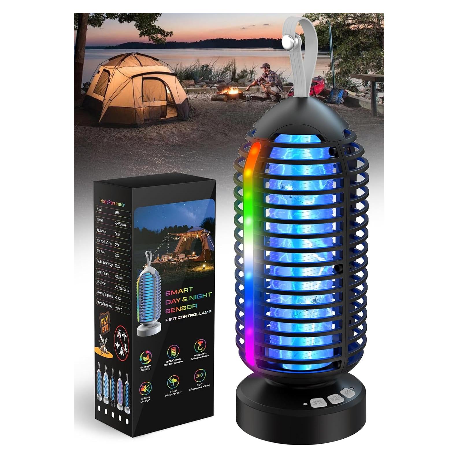 Trampa de Insectos Inalámbrica PhatroyYee Azul 4000mAh IPX5