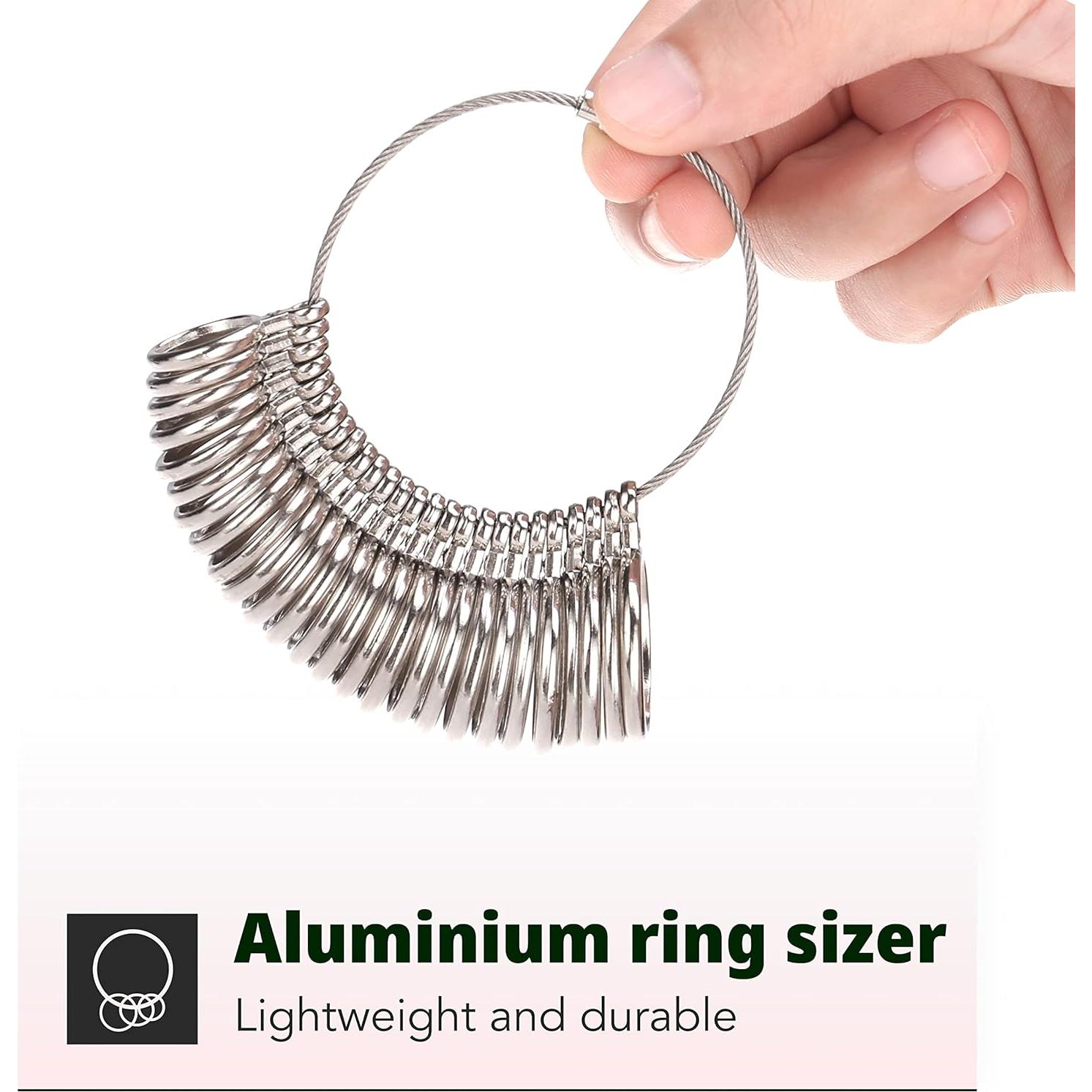 Medidor de Tamaño de Anillo H&S con Cinturón Plástico