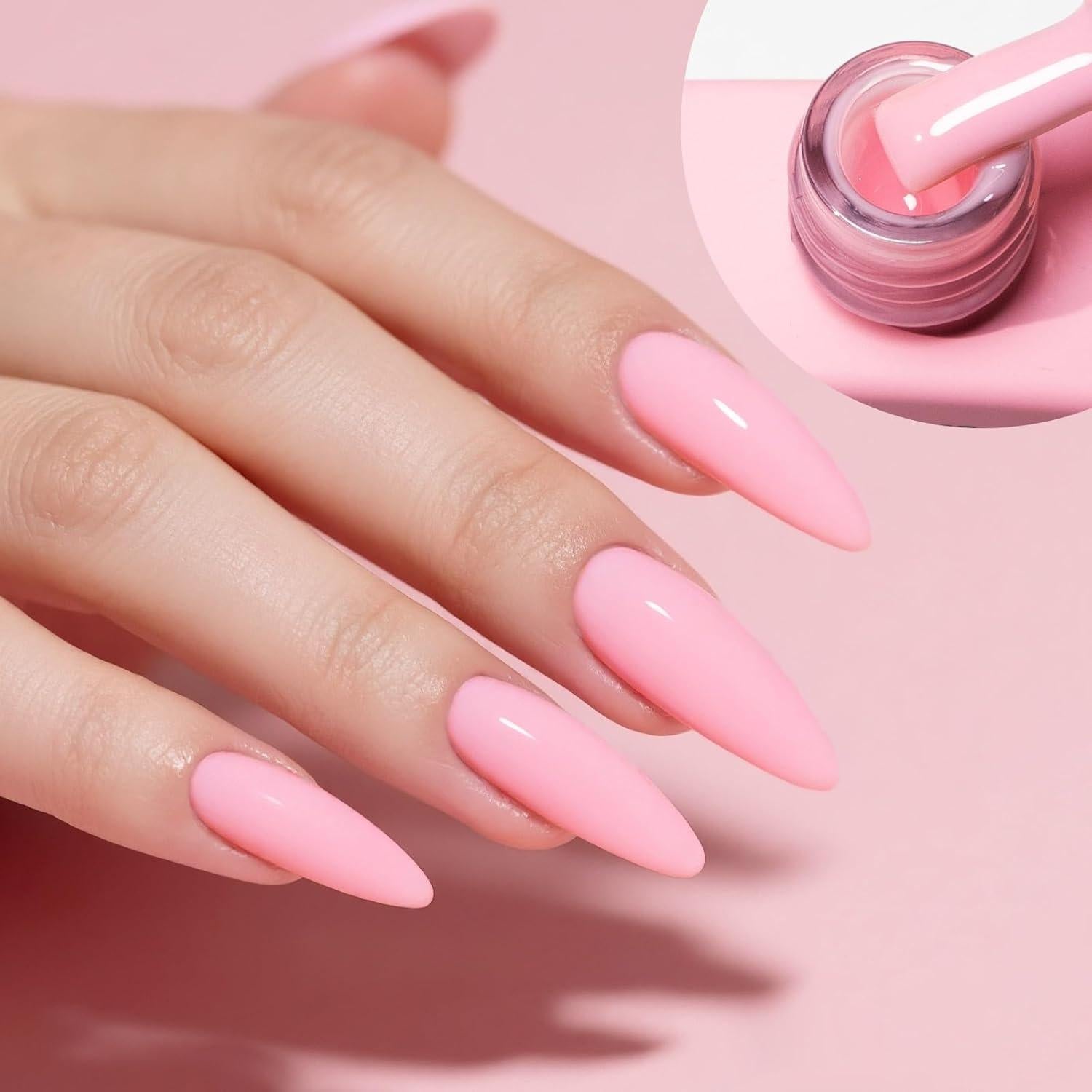 Set de Esmalte de Uñas de Gel CANNI 6 Piezas 9 ml Rosa