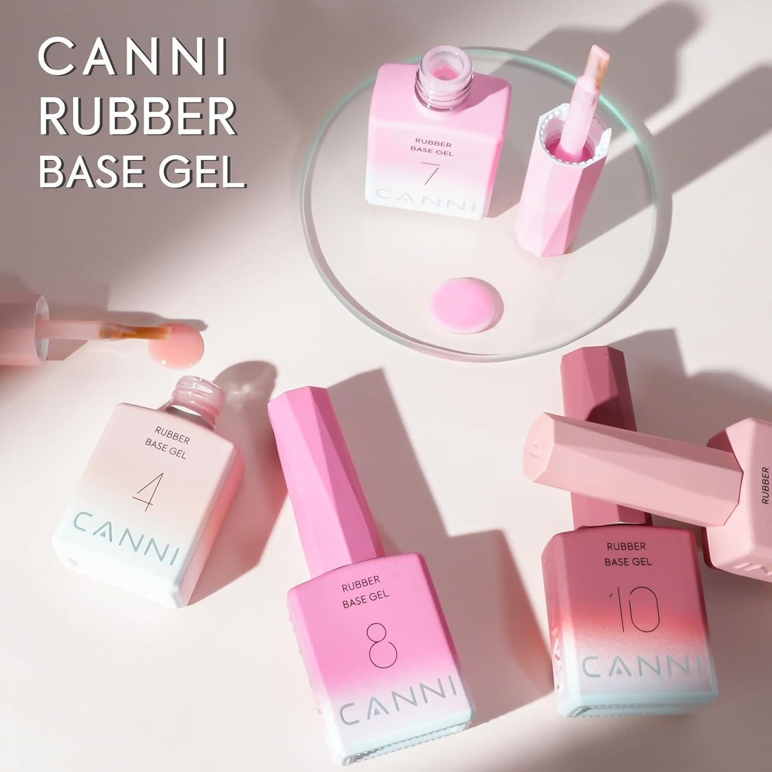 Set de Esmalte de Uñas de Gel CANNI 6 Piezas 9 ml Rosa