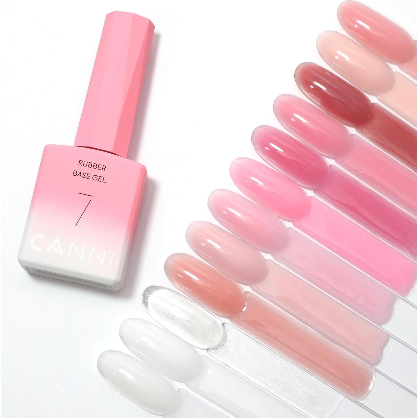 Set de Esmalte de Uñas de Gel CANNI 6 Piezas 9 ml Rosa