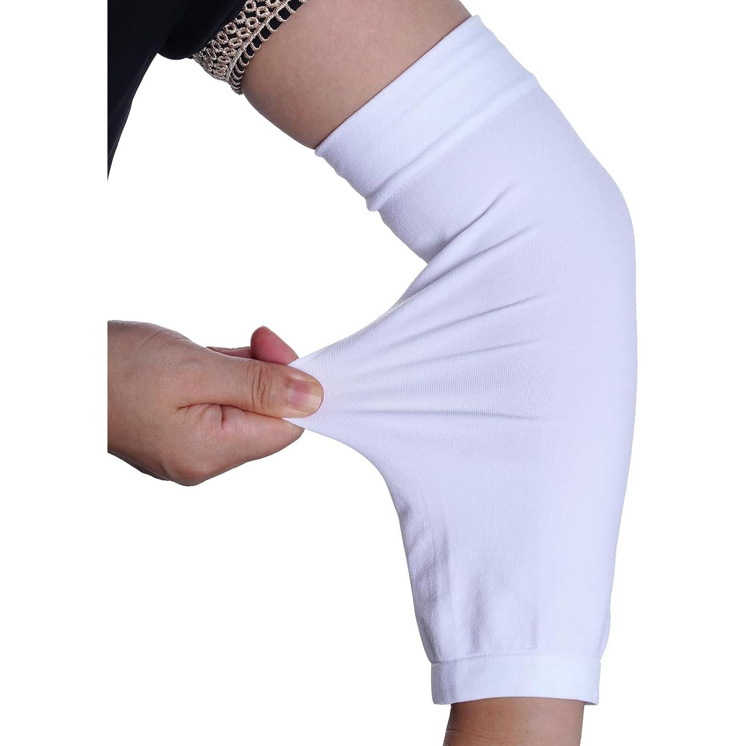 HOVEOX 3 Pares Mangas Cubiertas de Tatuaje Unisex - Negro, Blanco, Nude