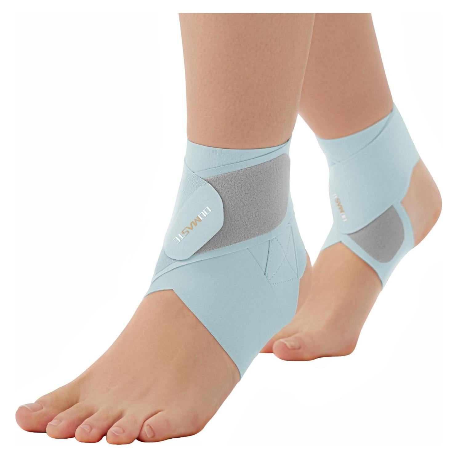 Fajas para Tobillo Domaste Ajustables 2 Paquete Azul