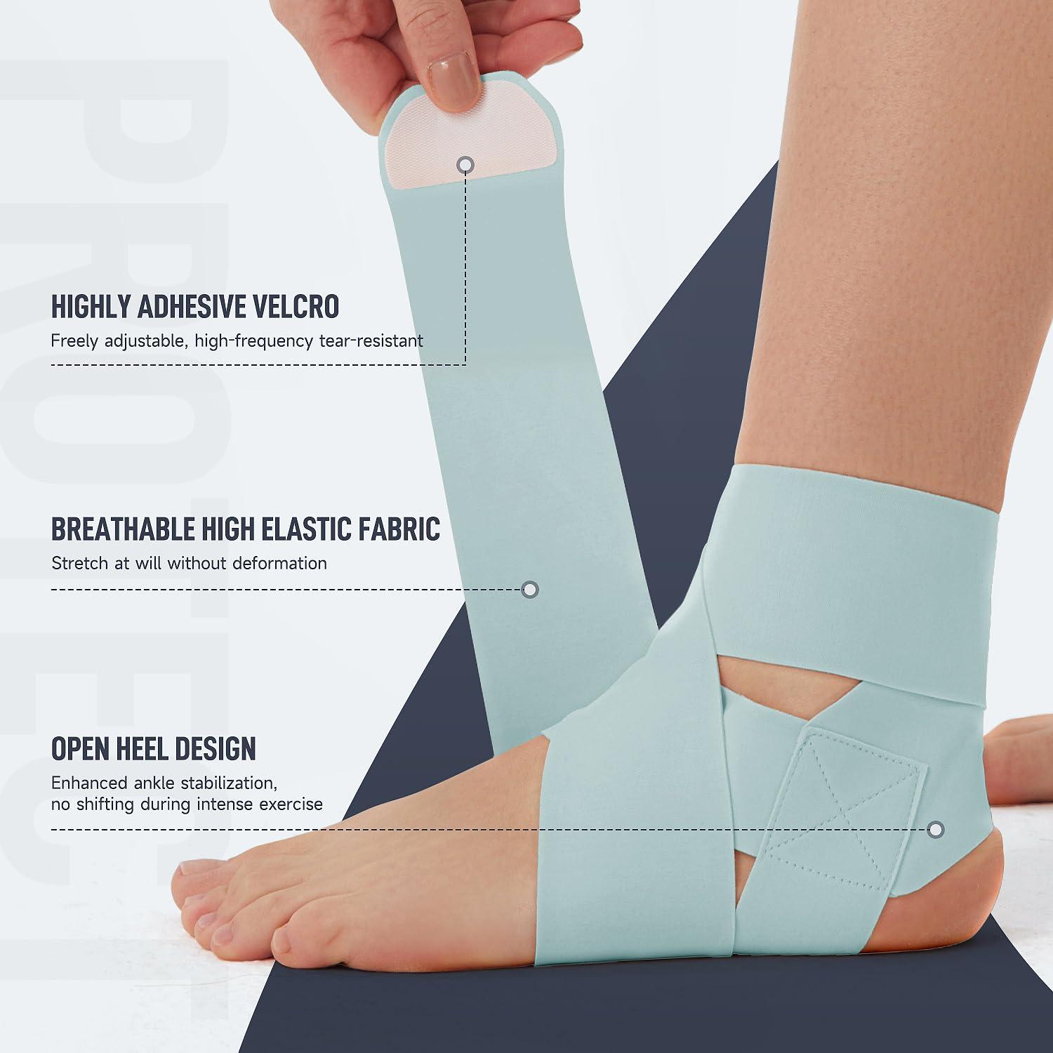 Fajas para Tobillo Domaste Ajustables 2 Paquete Azul