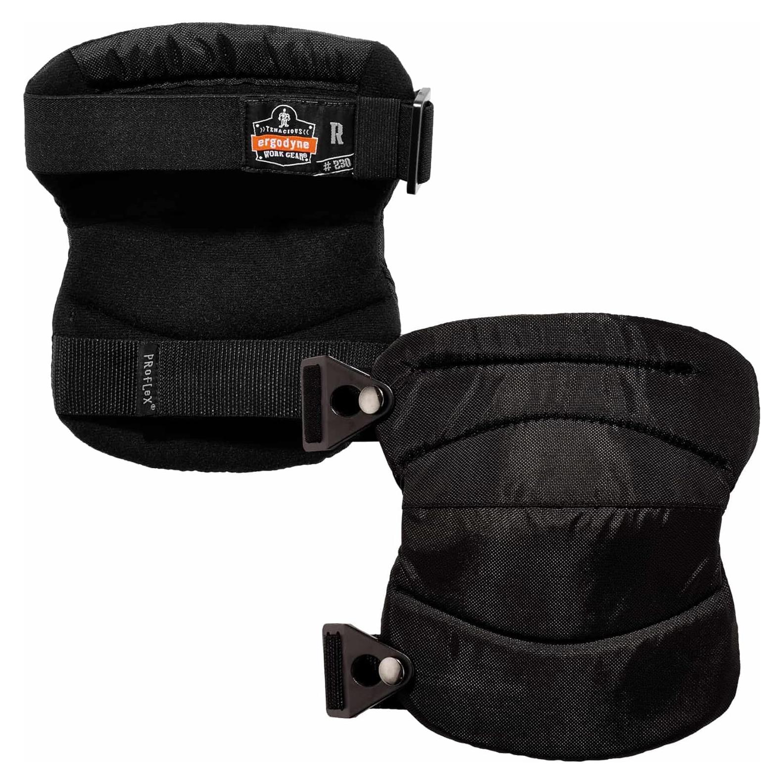 Rodilleras Ergodyne ProFlex 230 con Cierre de Hebilla - Negro