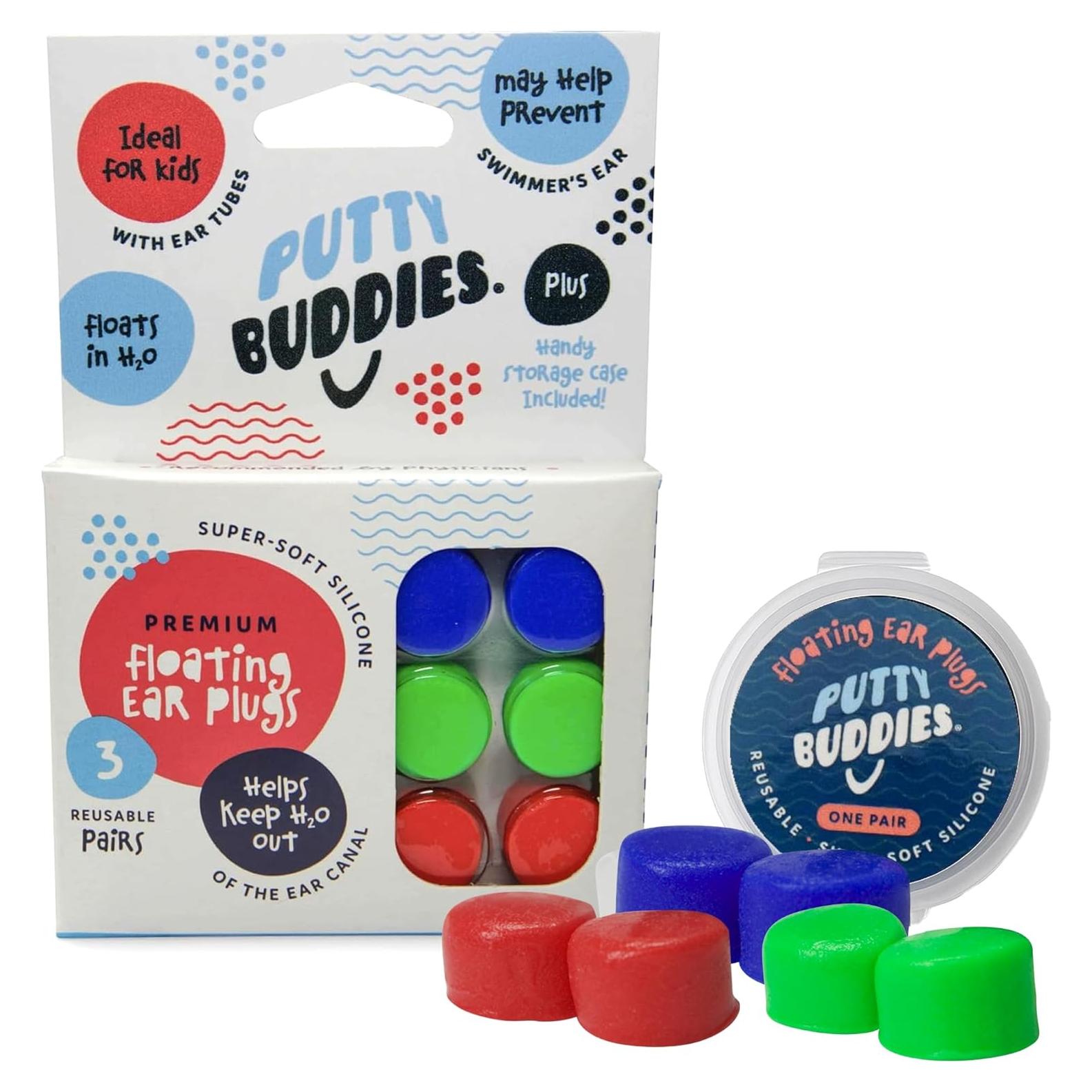 Tapones para Oídos Putty Buddies Earvolution - Silicona Flotante