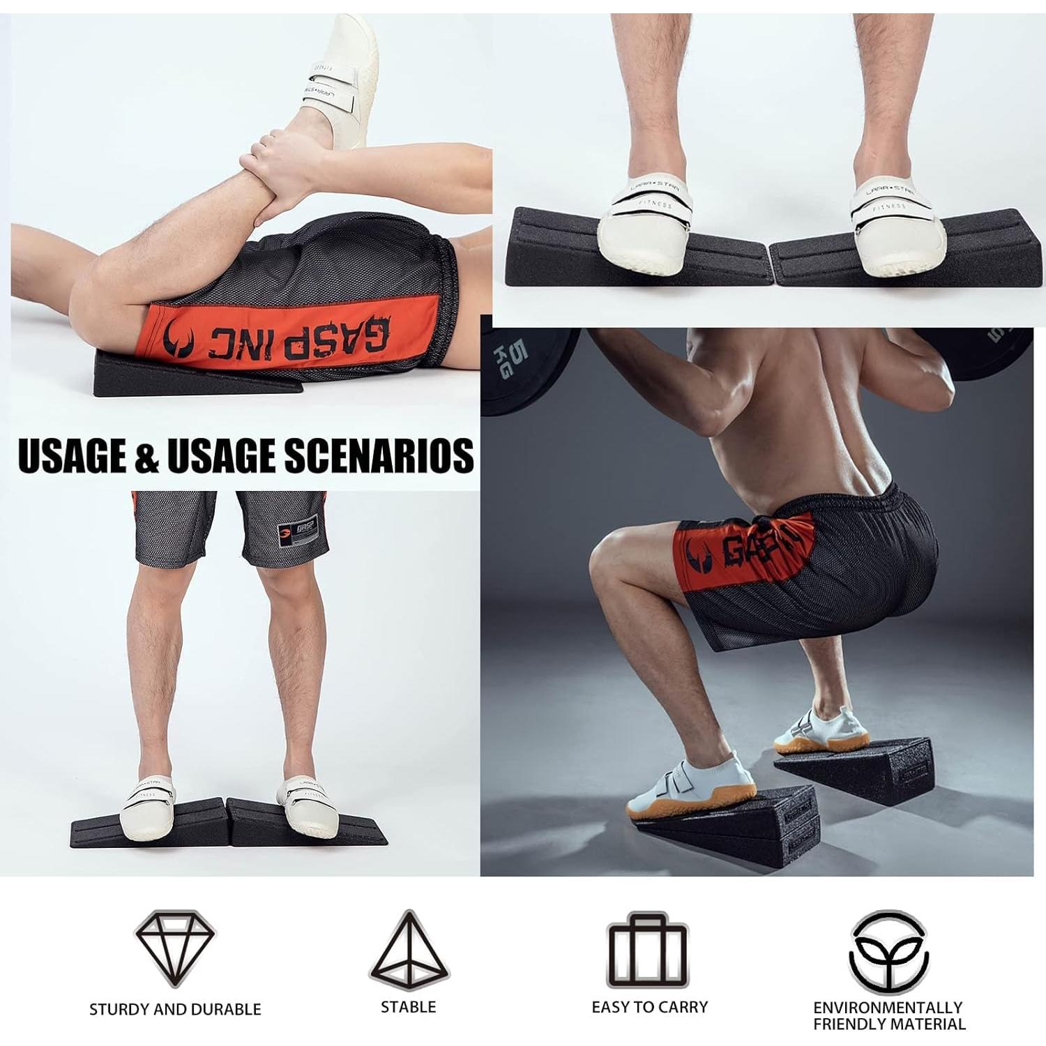 Bloque de Cuña para Sentadilla M MANUEKLEAR - Paquete de 3