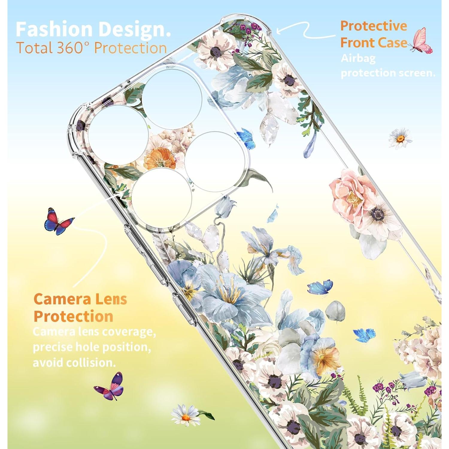 Funda para Moto G Stylus 5G 2025 - Floral Elegante TPU Delgado