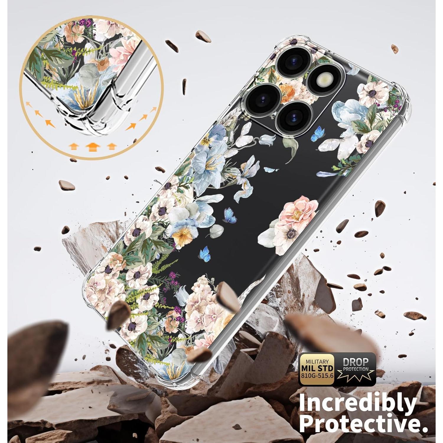 Funda para Moto G Stylus 5G 2025 - Floral Elegante TPU Delgado