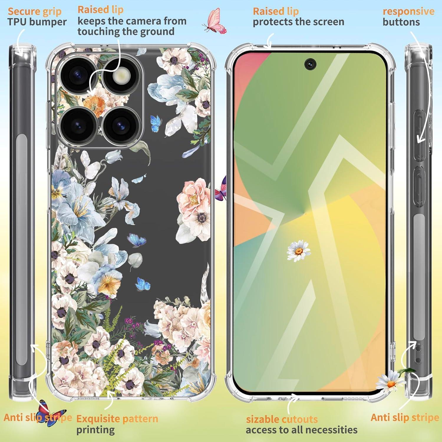 Funda para Moto G Stylus 5G 2025 - Floral Elegante TPU Delgado