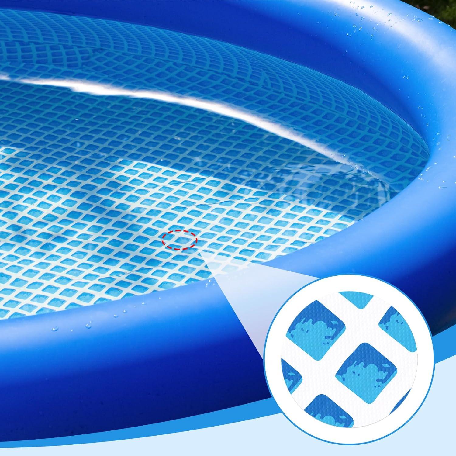 Kit de Reparación de Piscina Hahafelt 46 Piezas con Pegamento