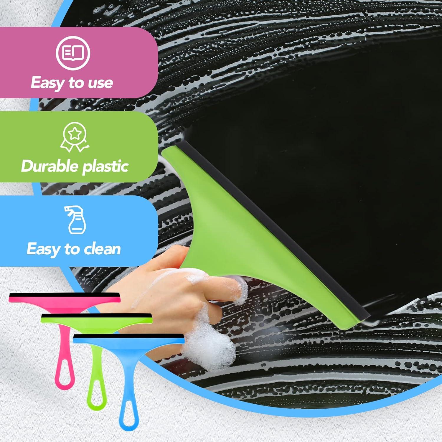 Limpiaparabrisas de Ducha Yinder 21 Pcs 22 cm Silicona Caramelo